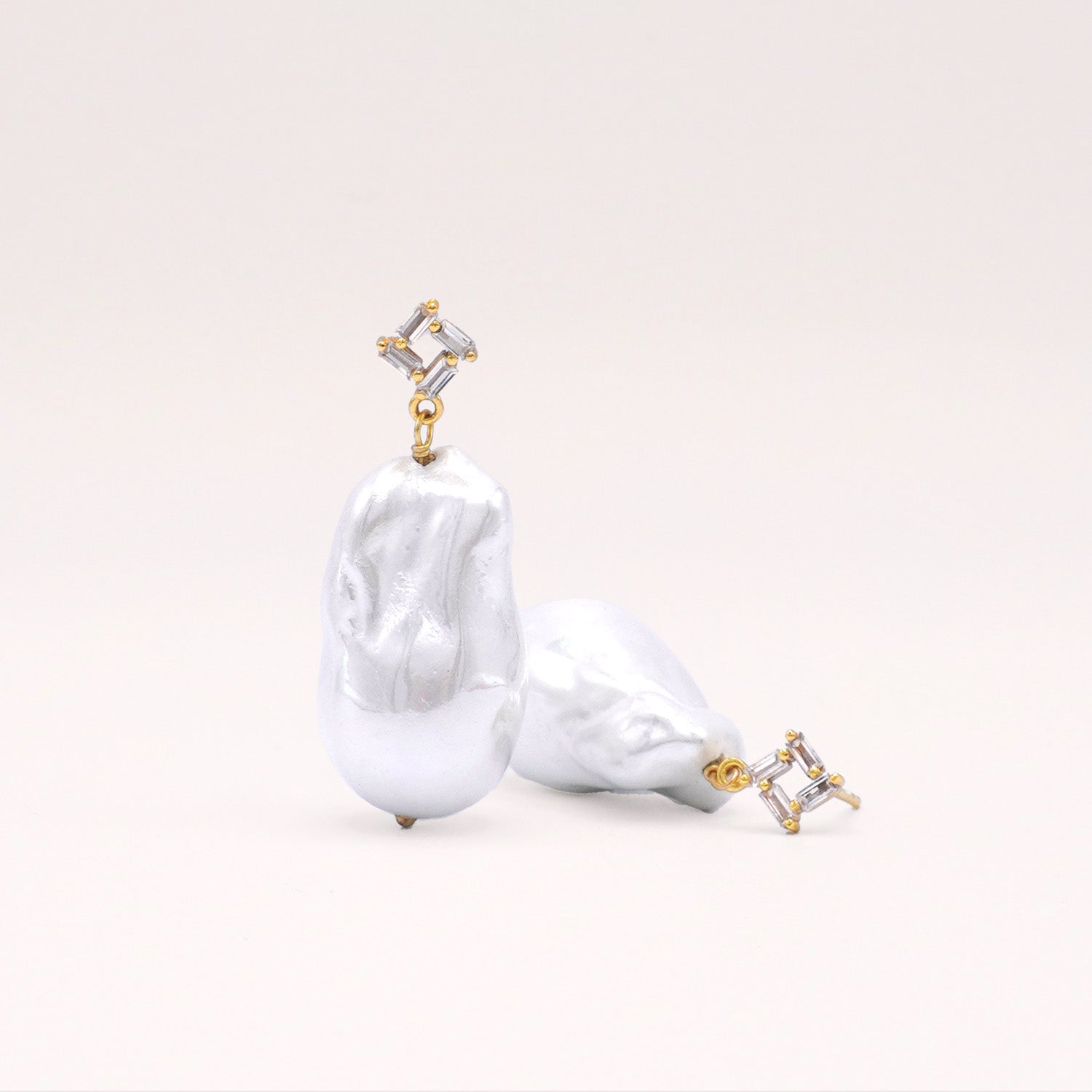 Baroque Pearl Earrings (Celeste)