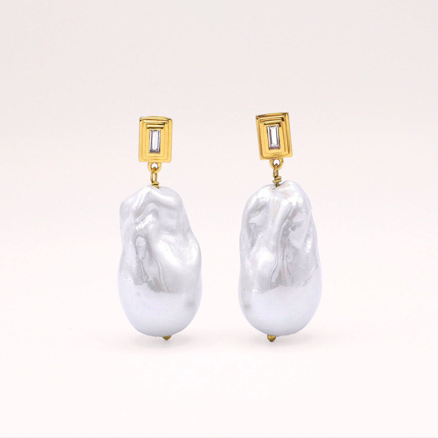 Baroque Pearl Earrings (Antique)