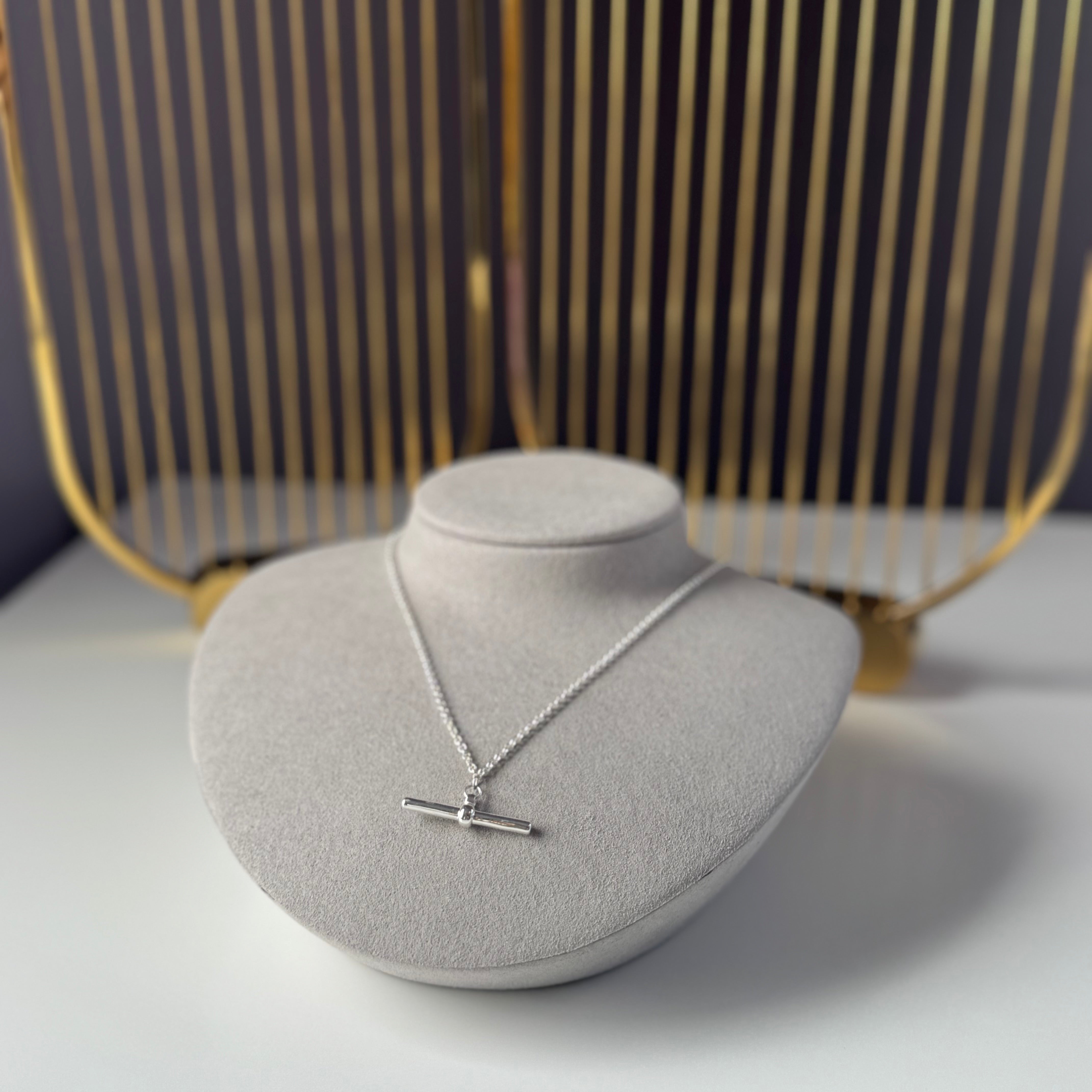 T-Bar Necklace (Silver)