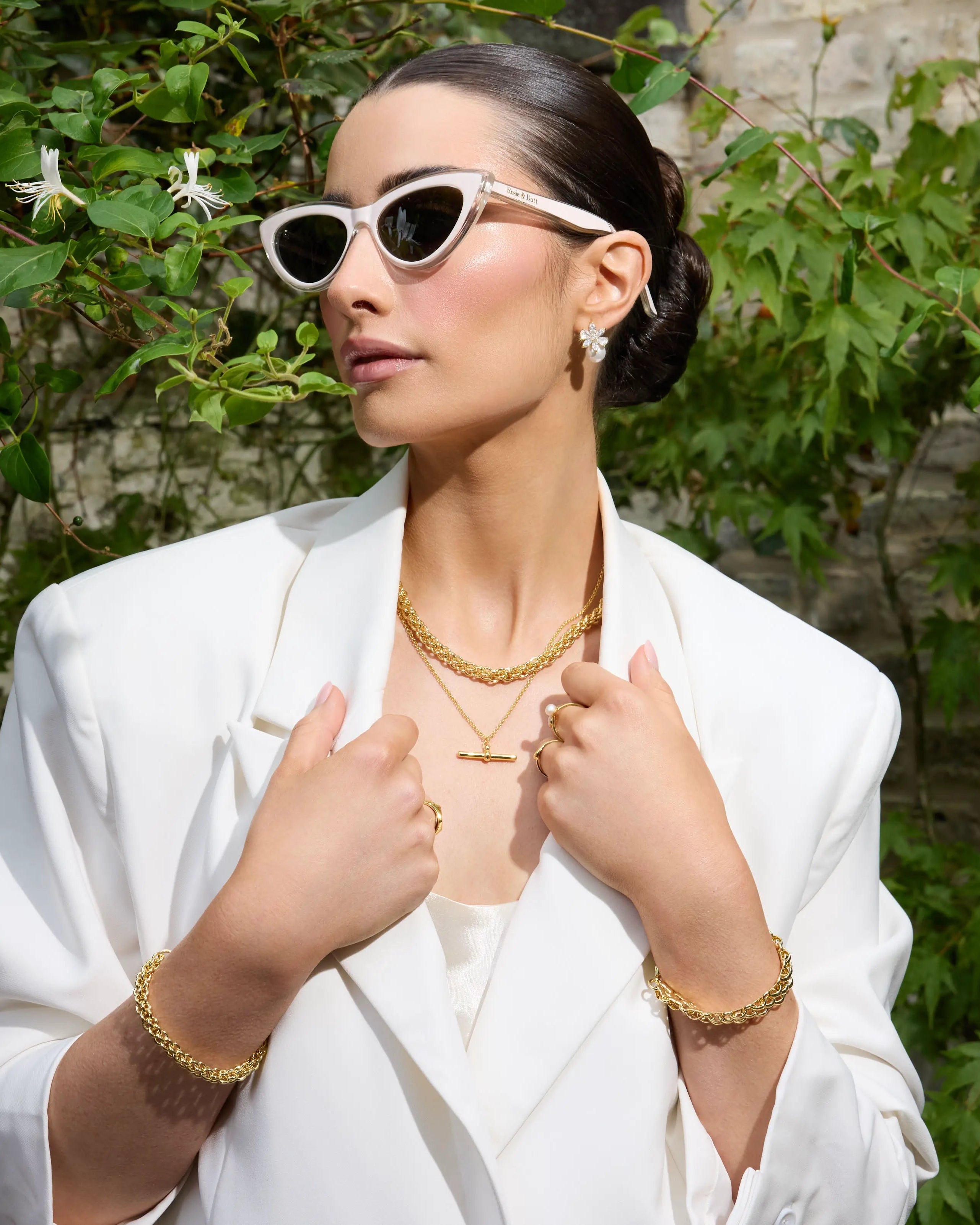 T-Bar Necklace (Gold)