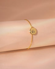 Personalised Coin Bracelet (Gold)