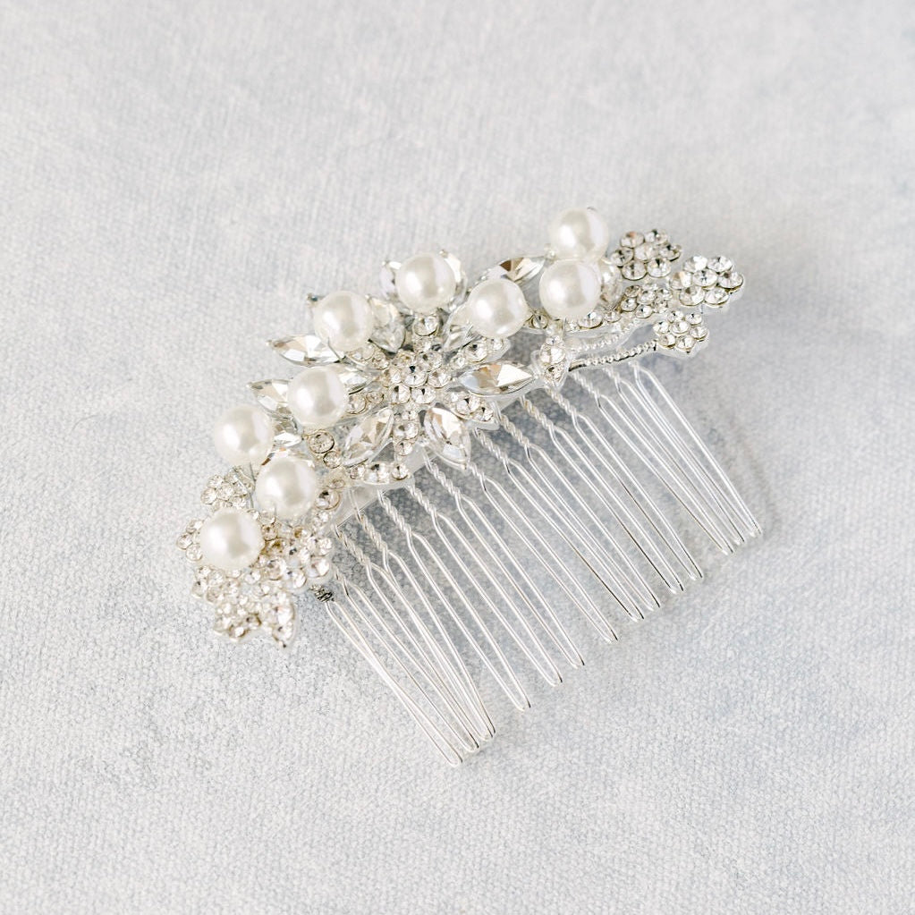 Pearl Sheila Slide (Silver)