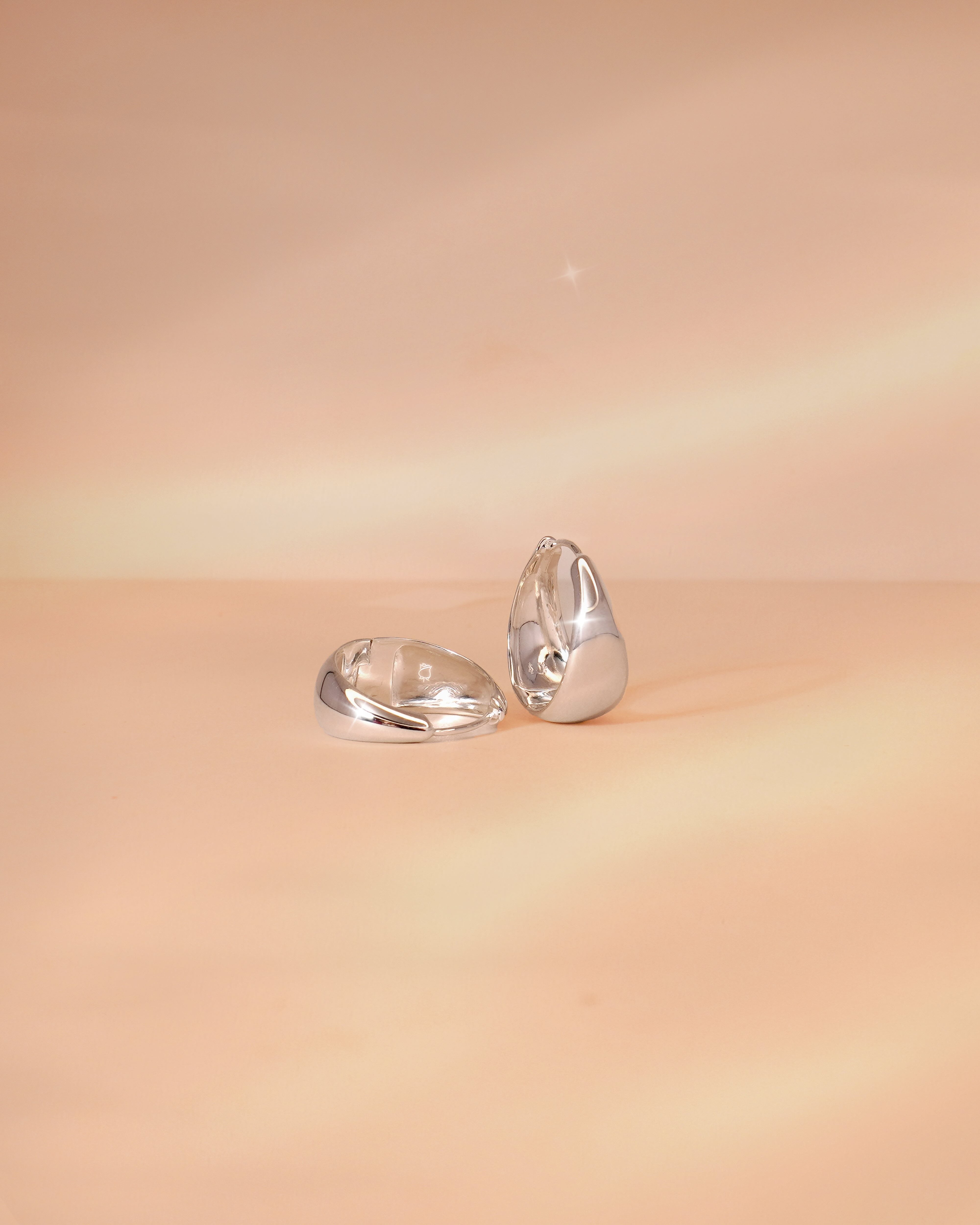 Marlow Hoops Small 12mm (Silver)