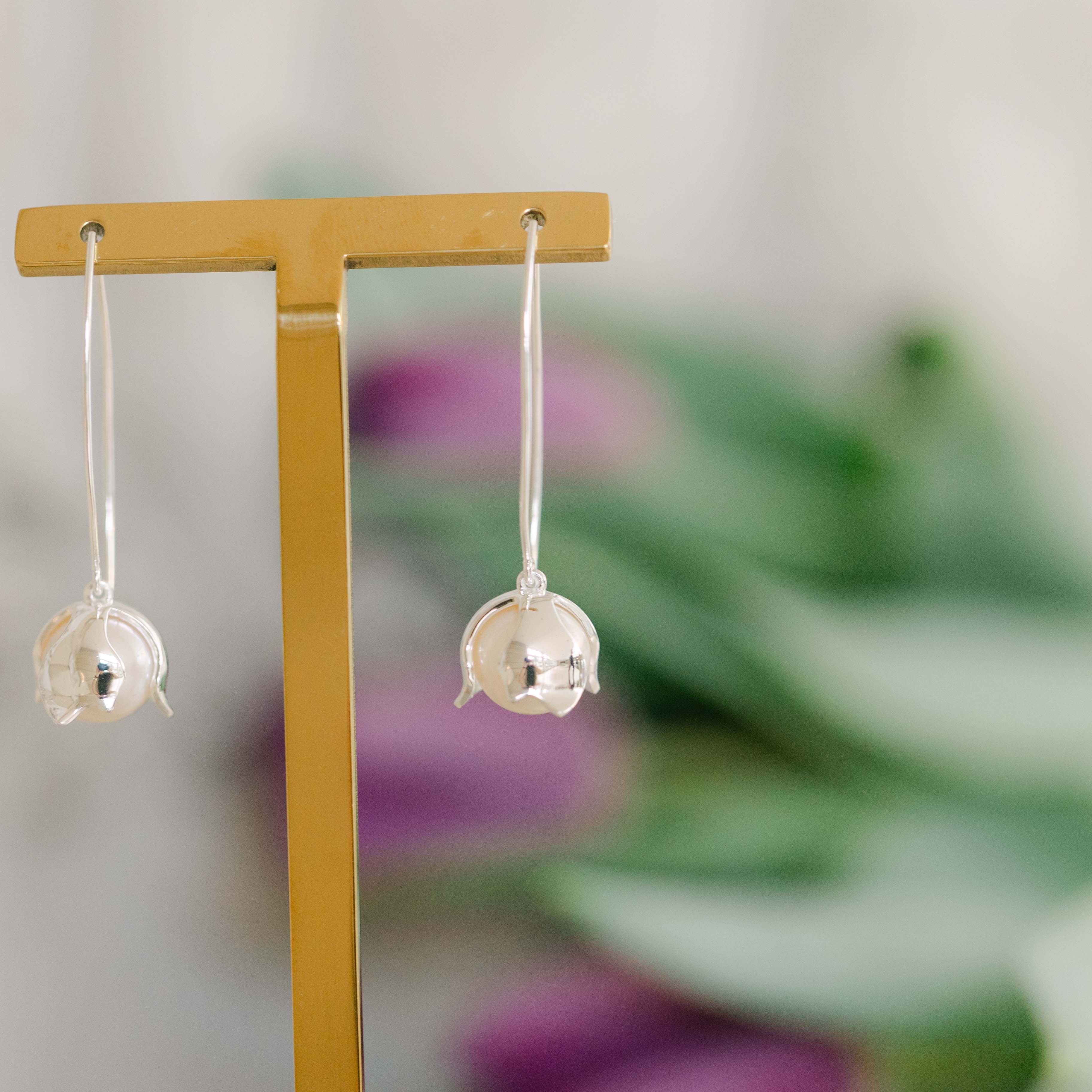 Lír Earrings (Silver)