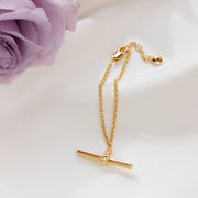 T-Bar Bracelet (Gold)