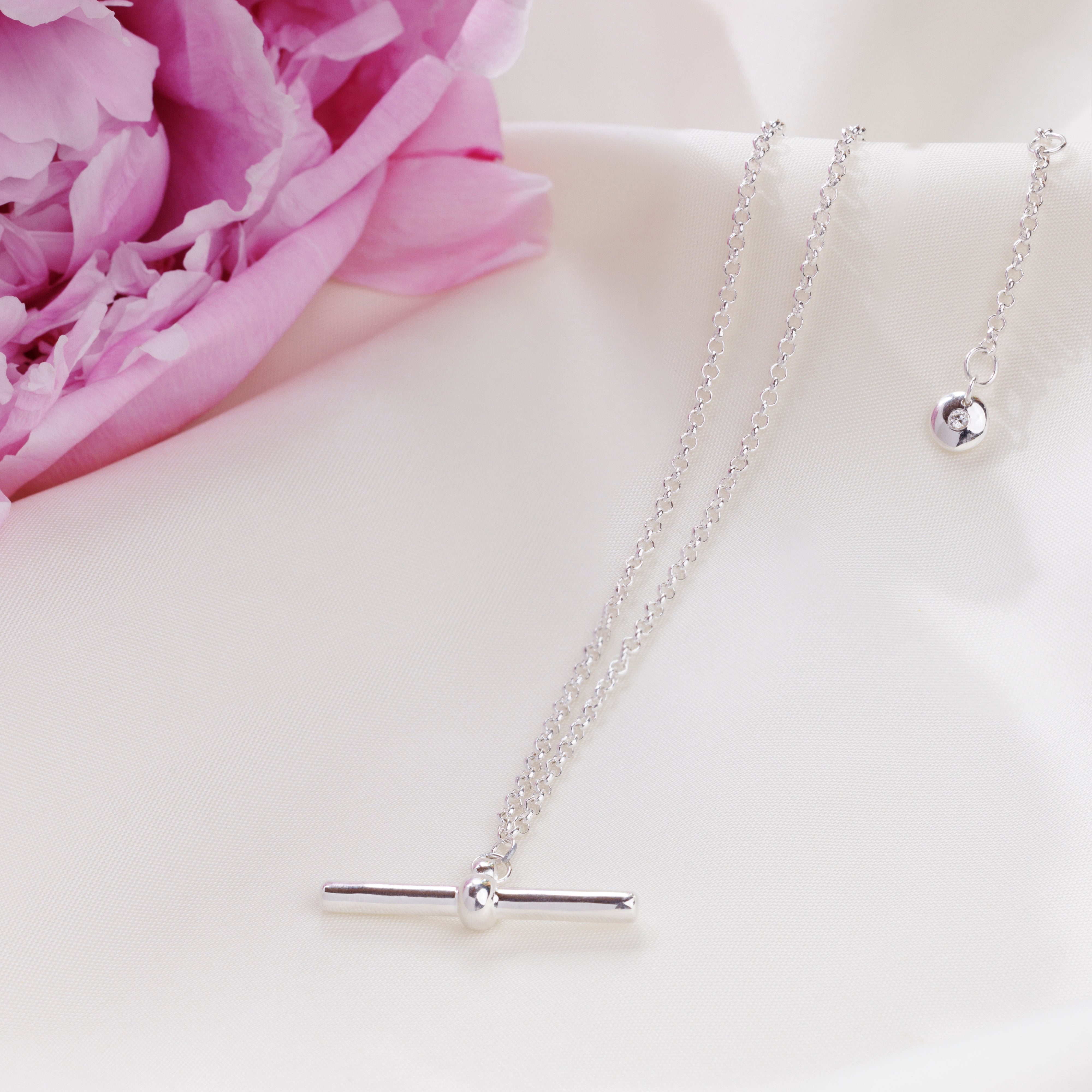 T-Bar Necklace (Silver)