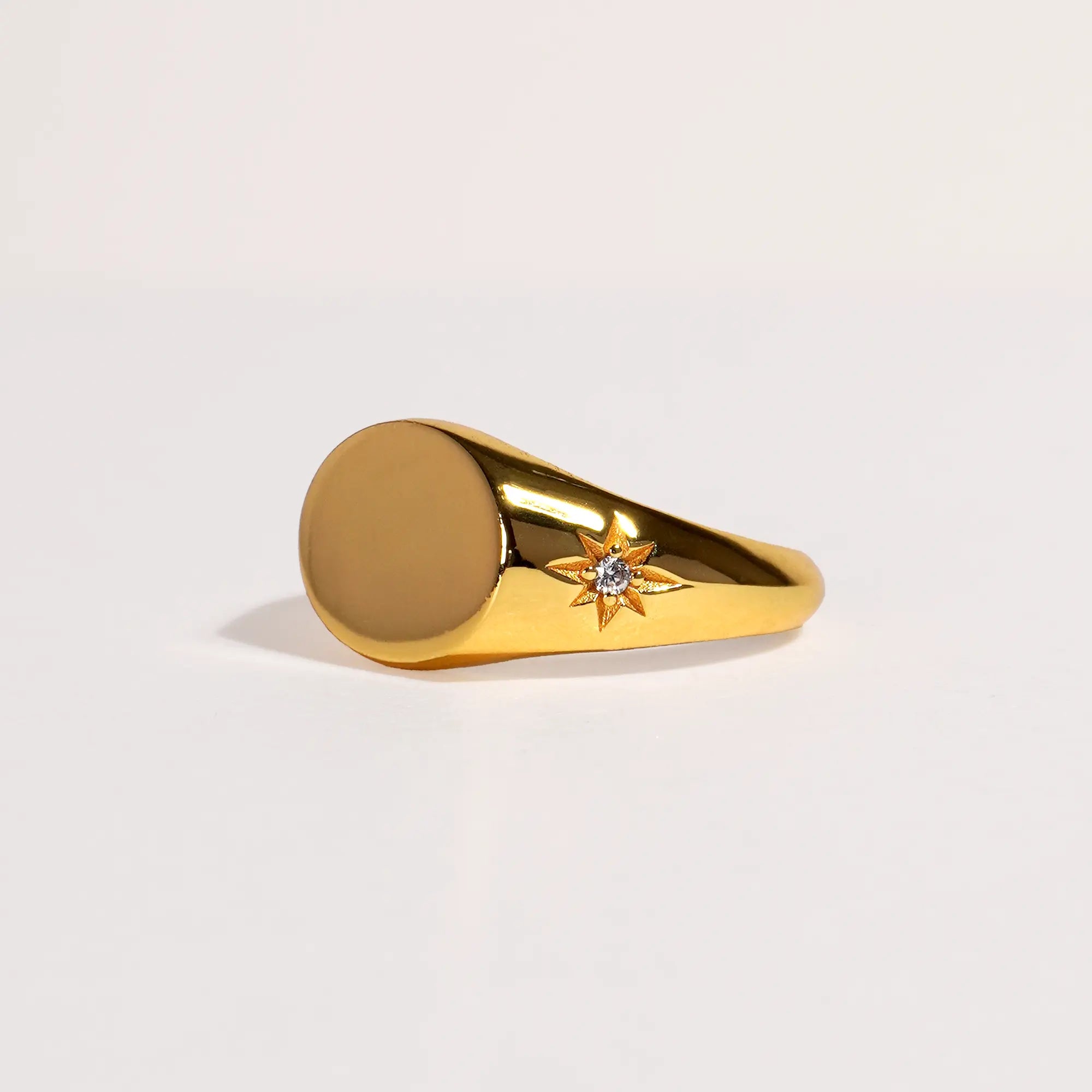Signet Initial Ring (Gold)