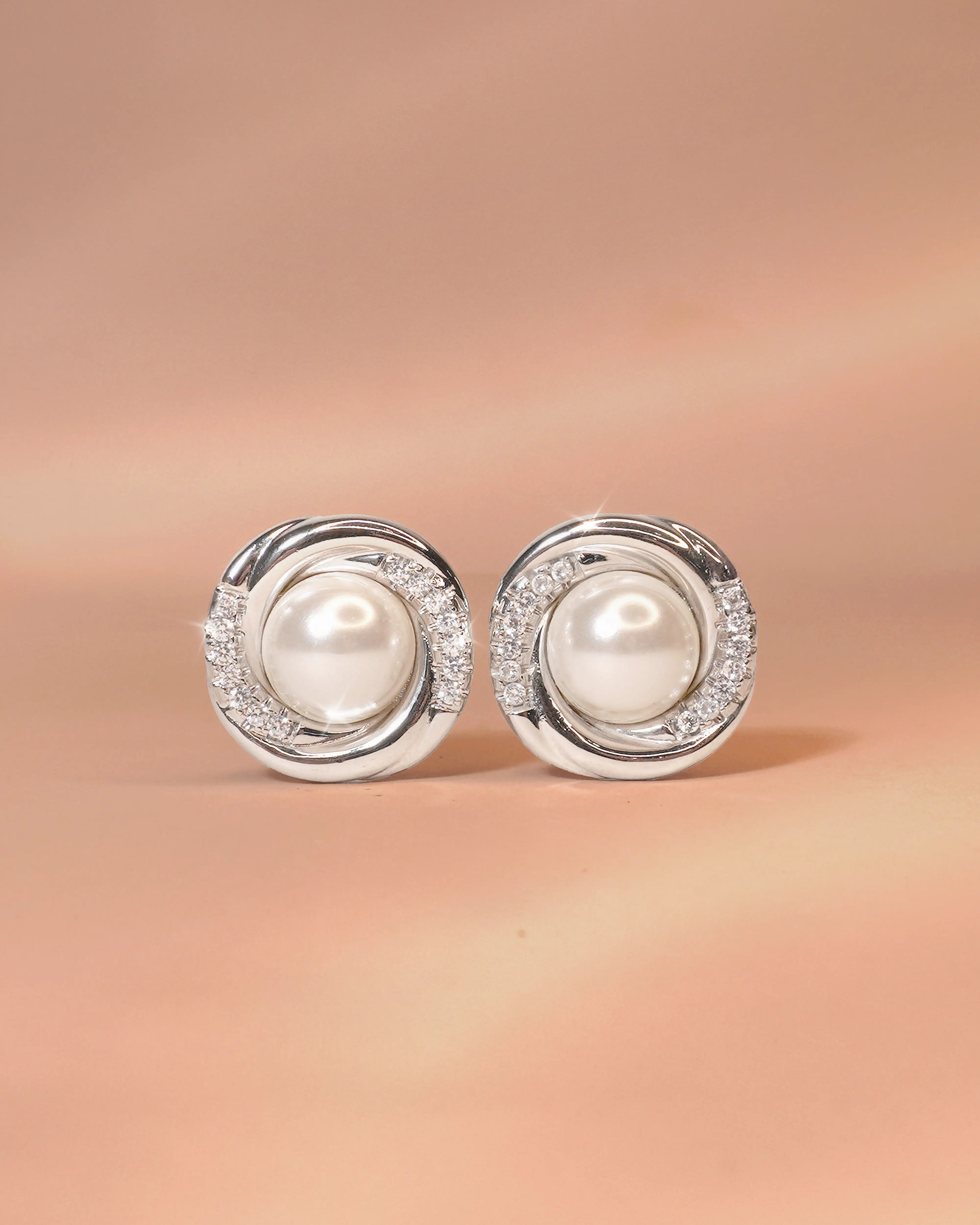 Swirl Earrings (Silver)