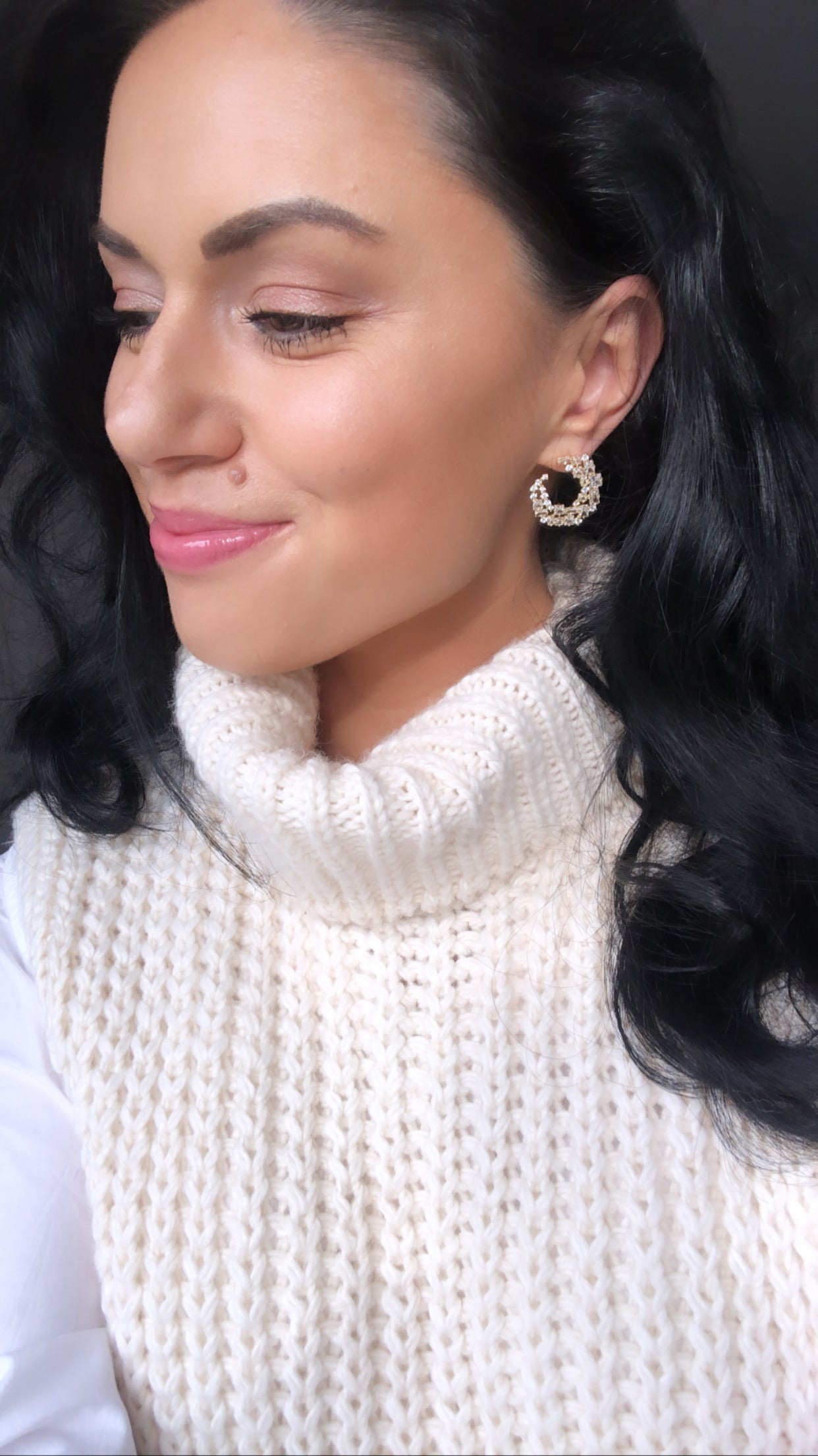 Golden Moon Earrings