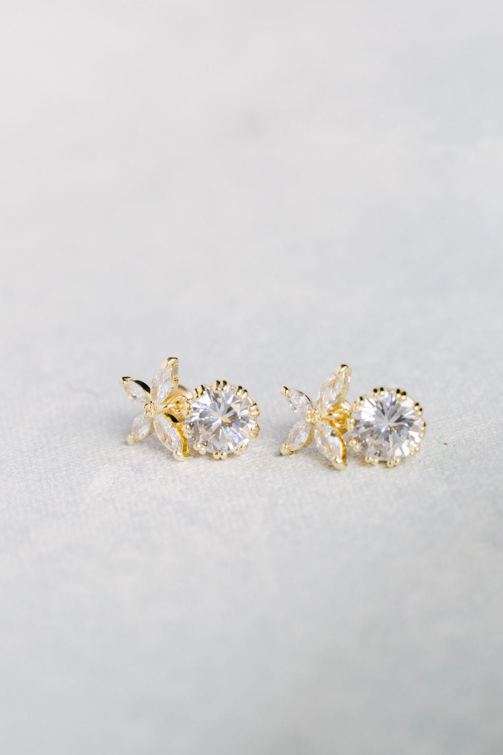 Forget Me Not Earrings (Gold)