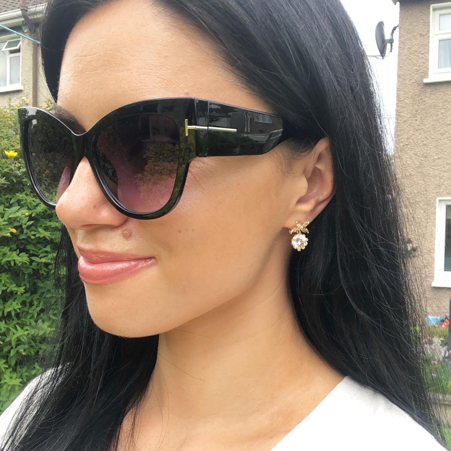 Forget Me Not Earrings (Gold)