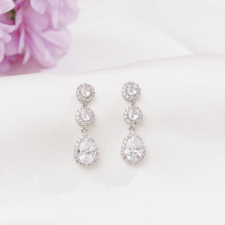 Belle of the Ball Earrings (Silver)