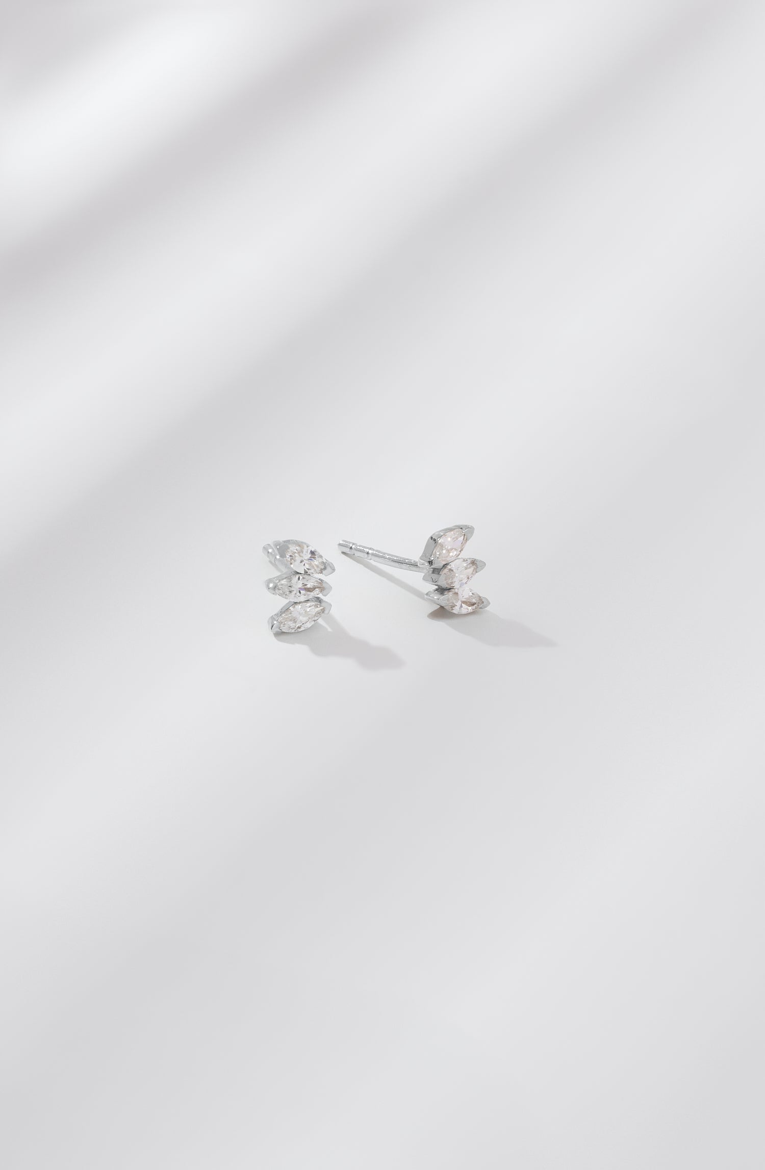 Mini Triple Stone Studs
