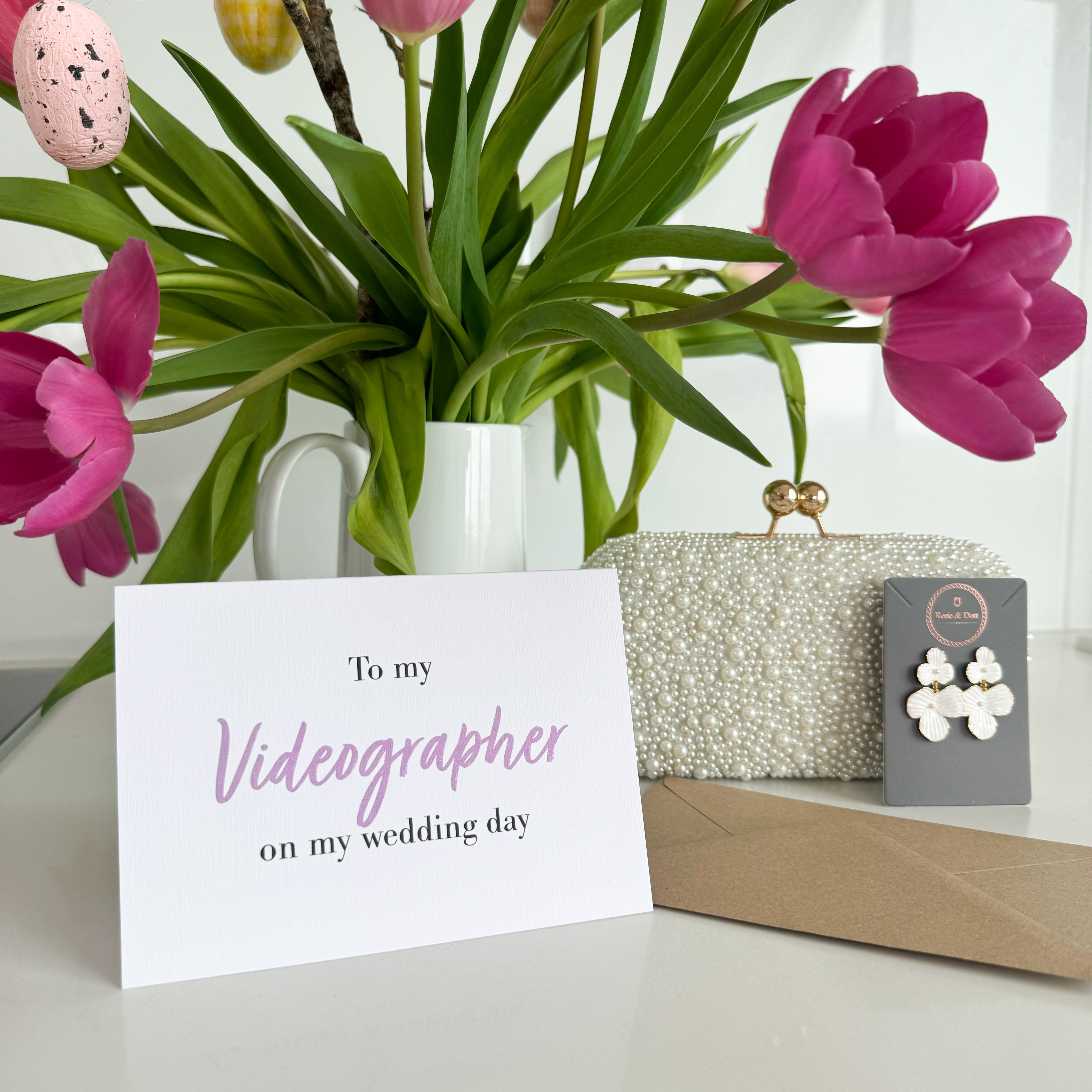 Thank you Videographer - Greeting Card