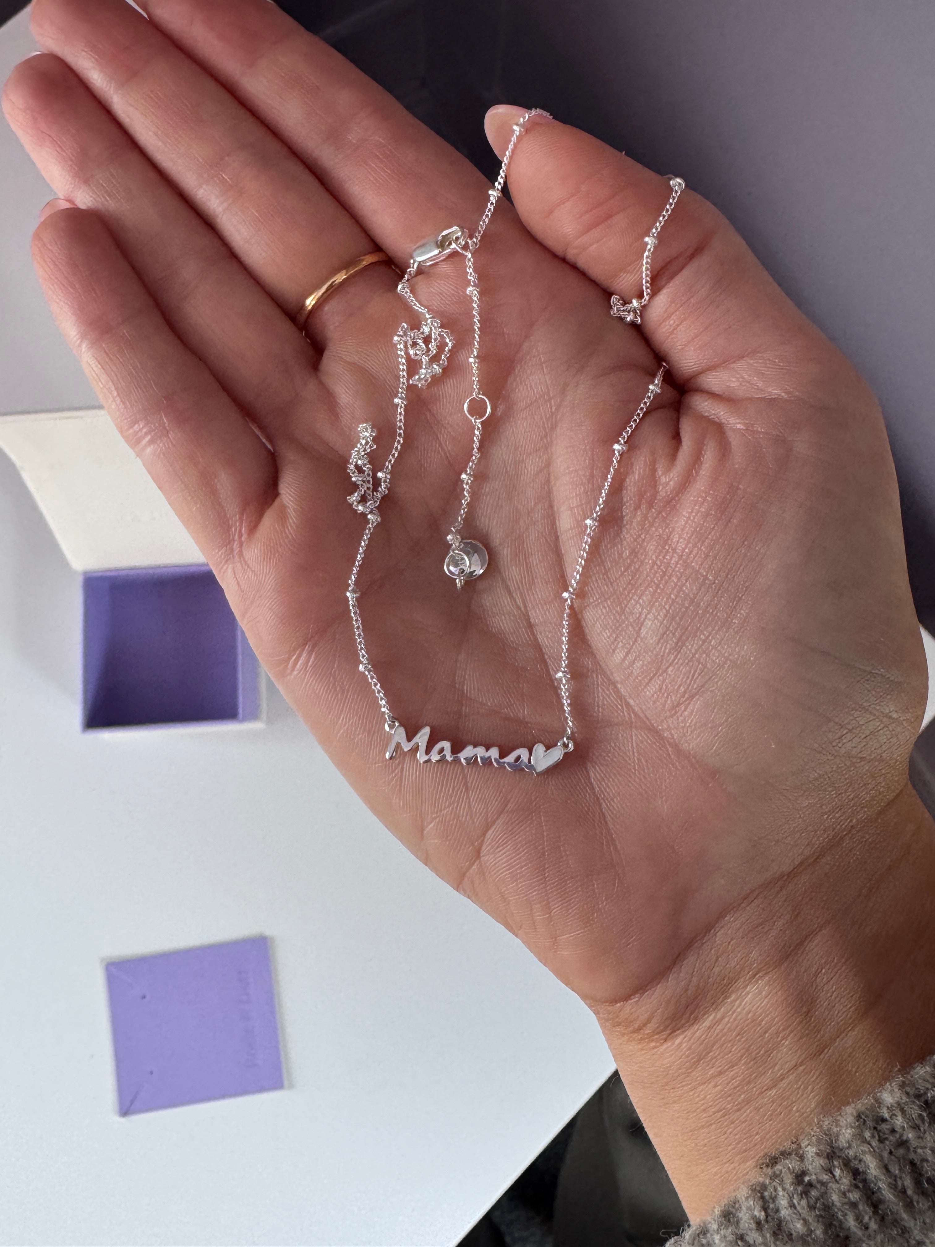 Mama Necklace (Silver)