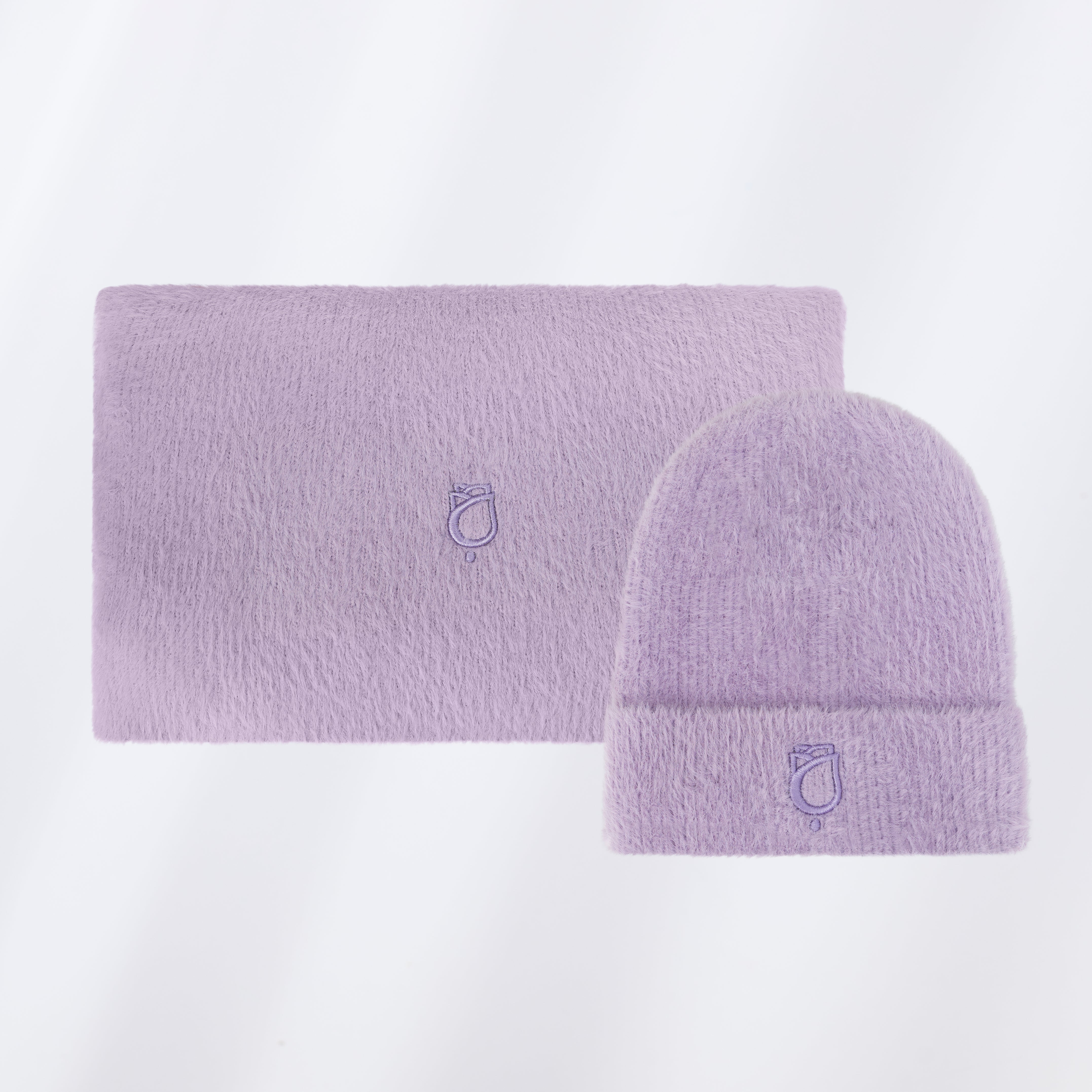 Soft Touch Lavender Hat & Scarf Set