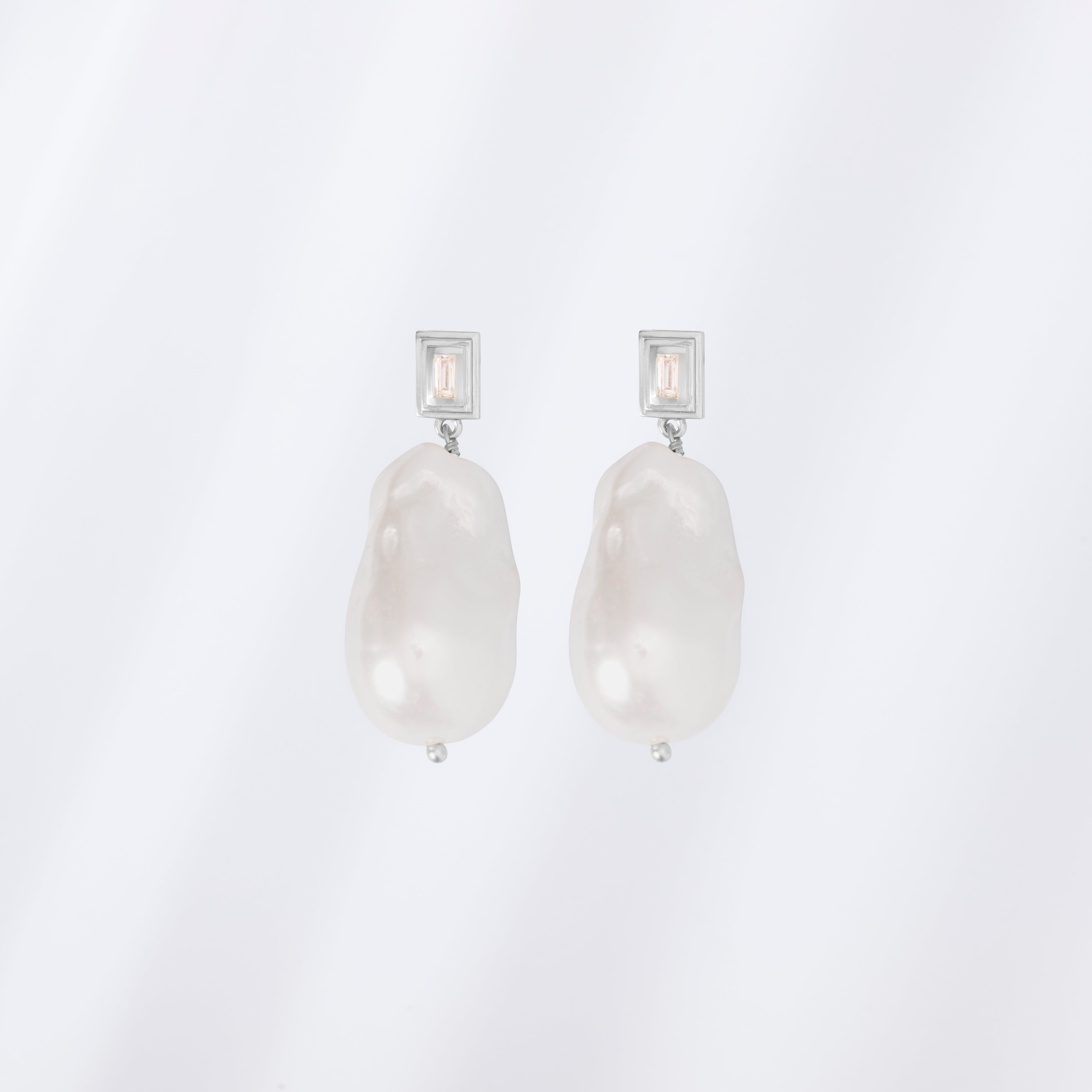 Baroque Pearl Earrings (Antique)