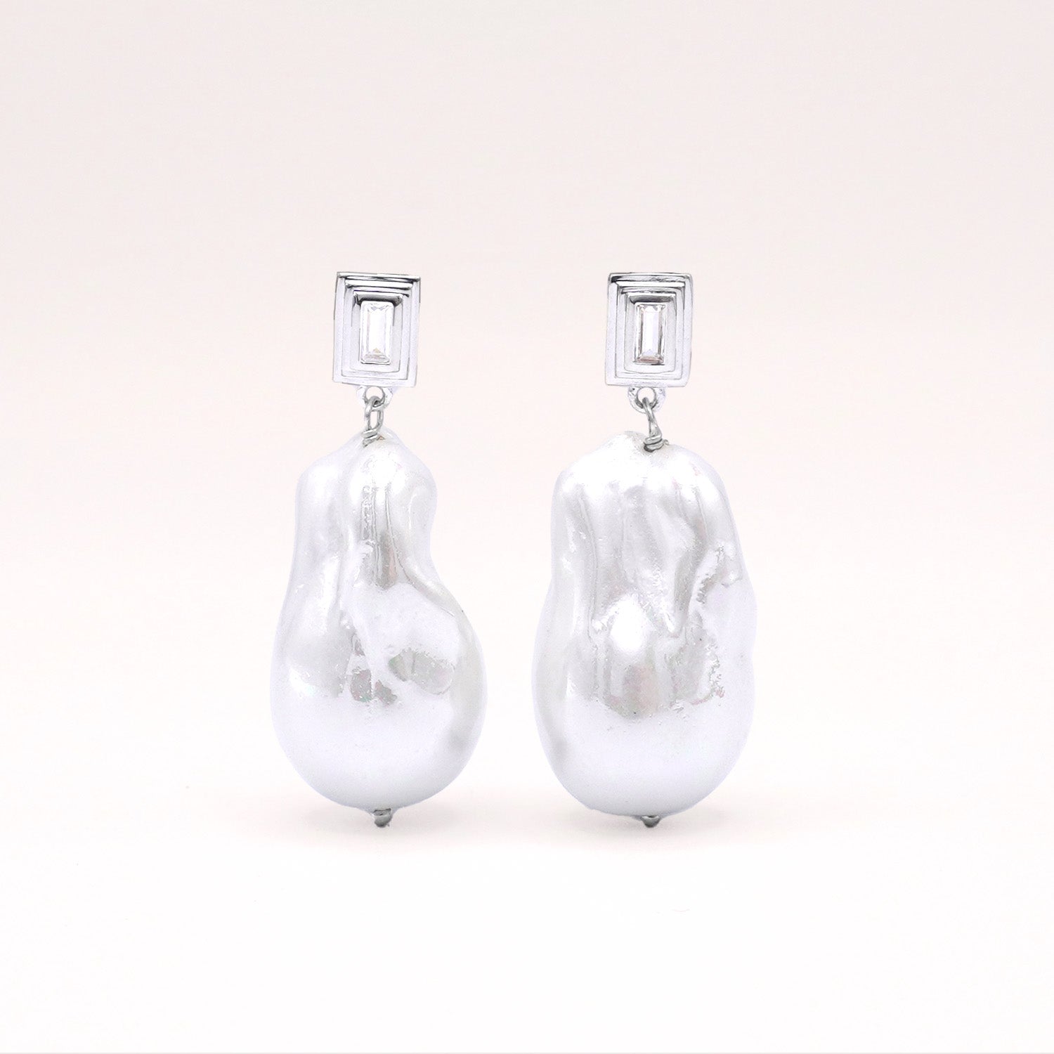 Baroque Pearl Earrings (Antique)