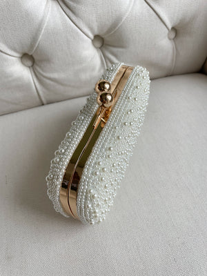 Clutch Crossbody Bag Stylish Pearl Clip Alibaba Express | Pearl clutch bag,  Evening handbag, Shoulder bag