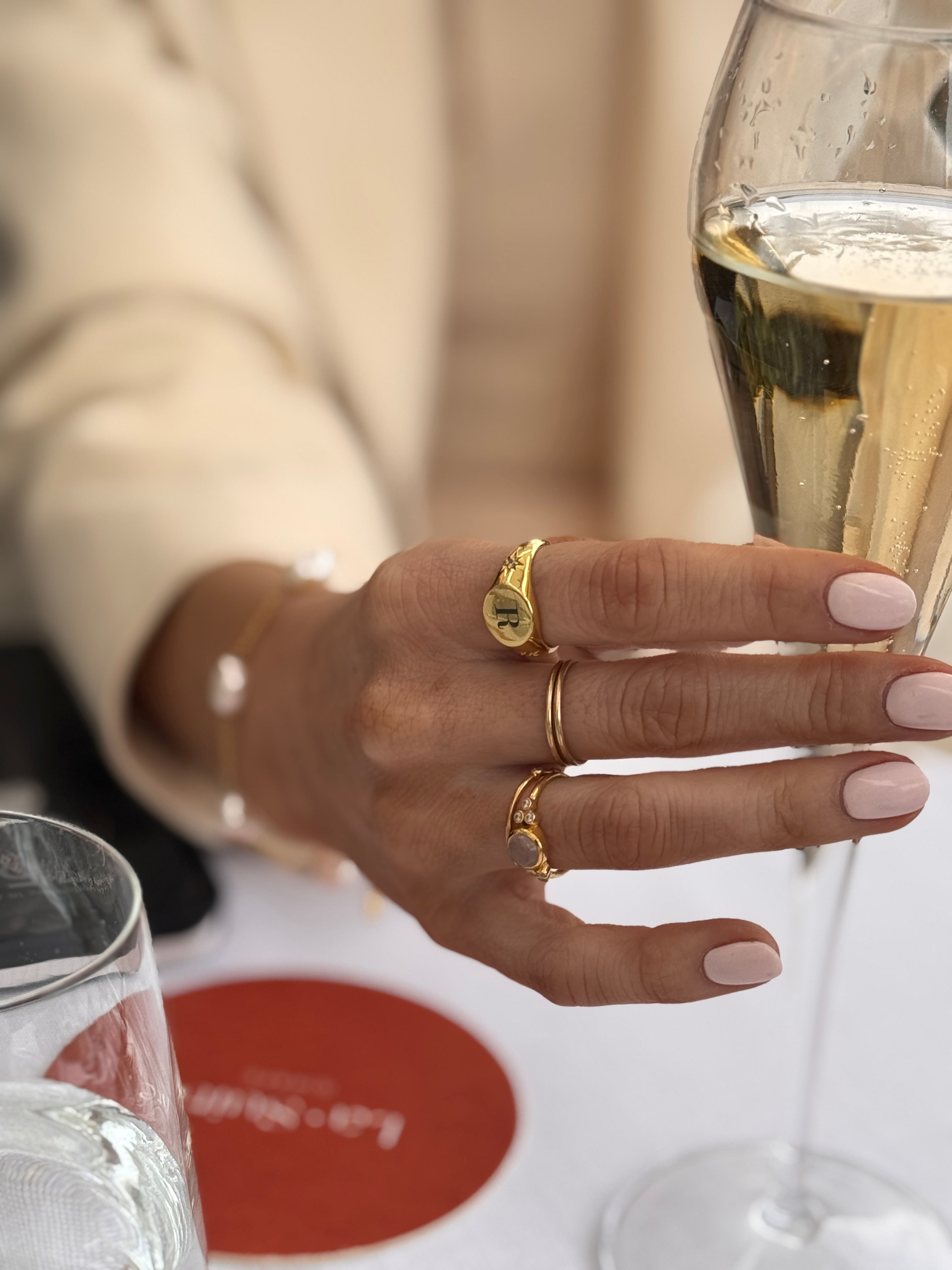 Signet Initial Ring (Gold)