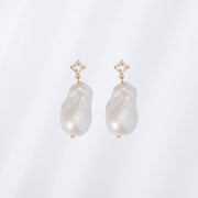Baroque Pearl Earrings (Celeste)