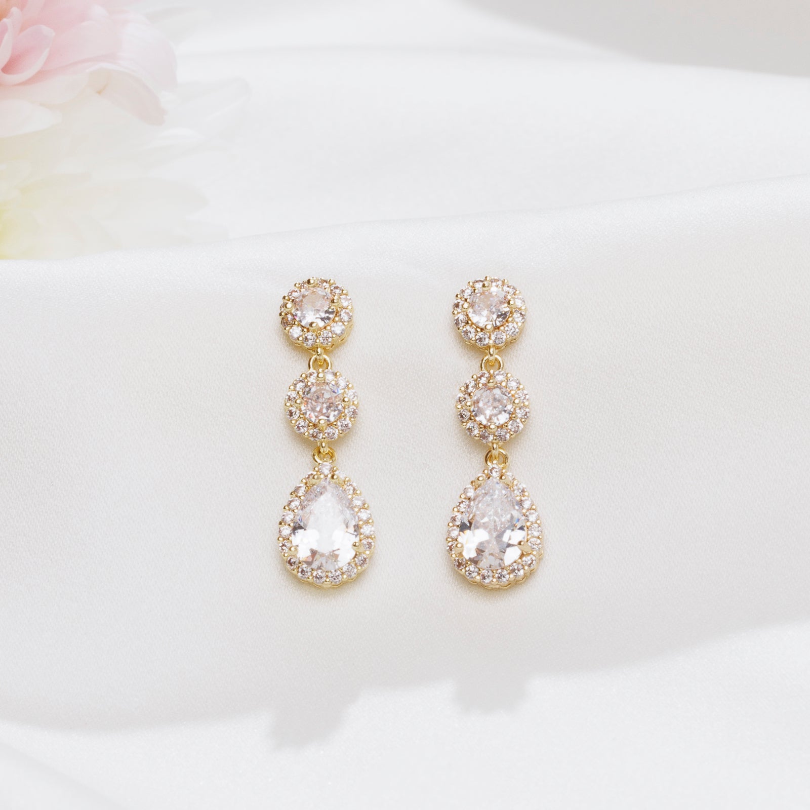 Belle of the Ball Earrings (Gold)