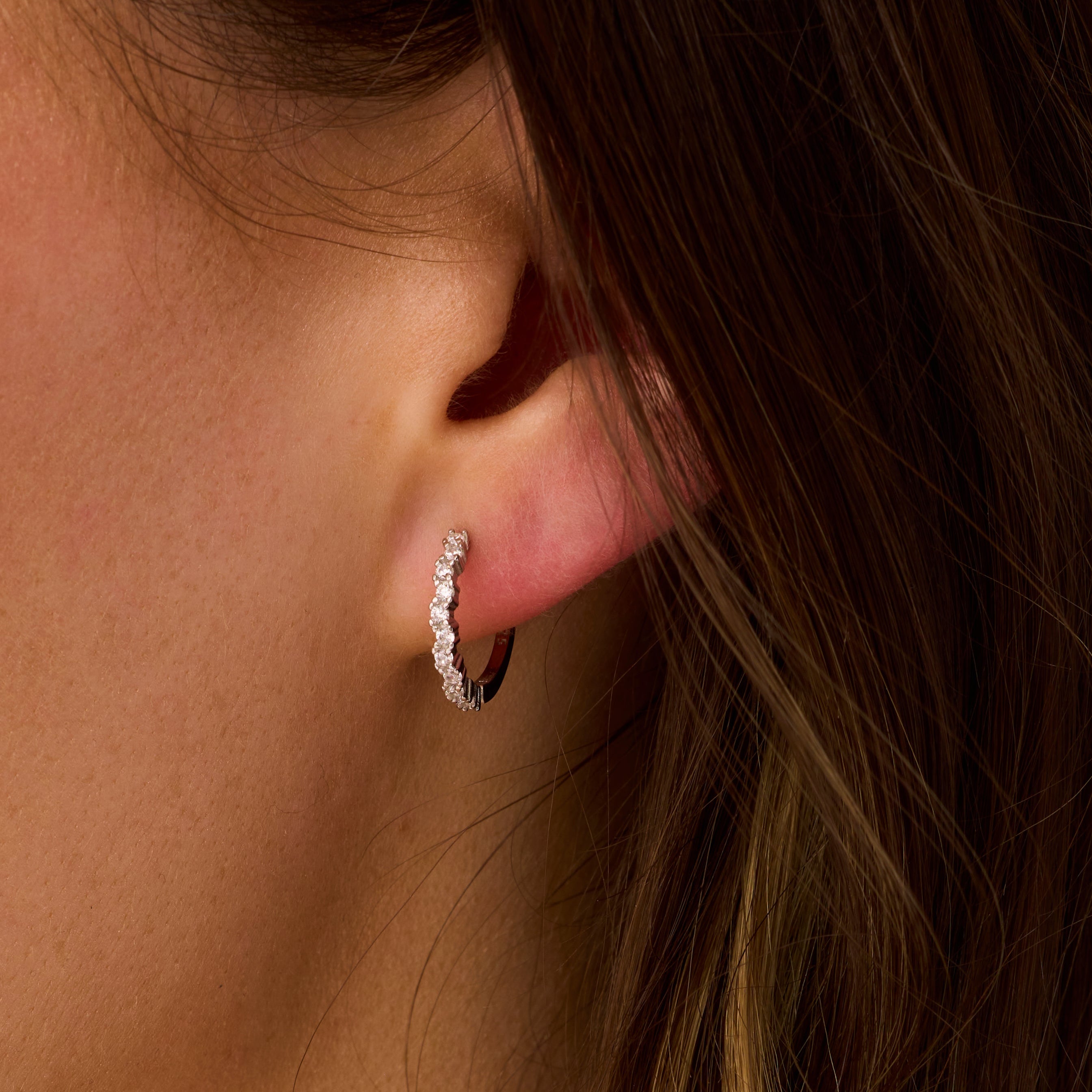 Maureen Mini Hoops (Silver)
