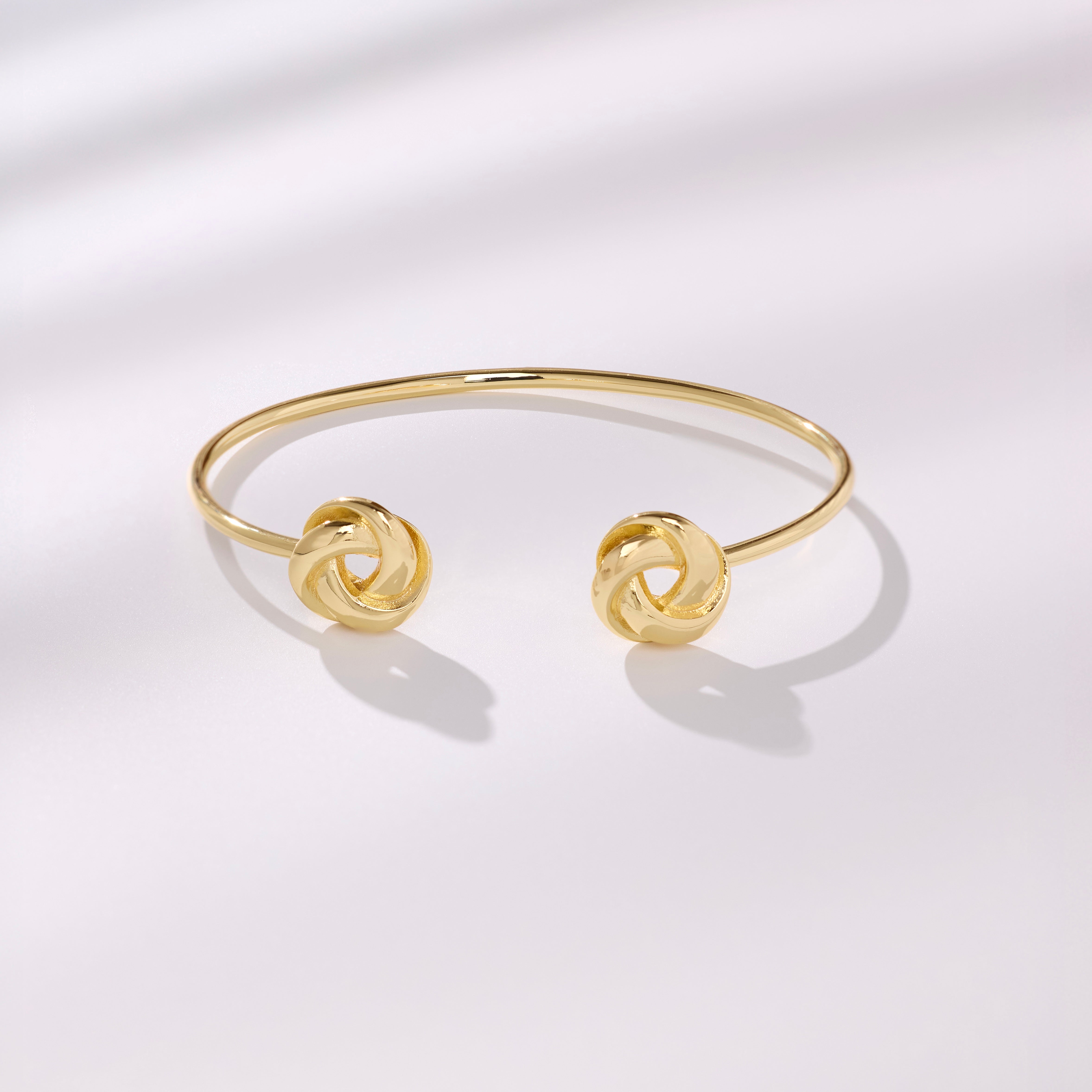 Double Knot Bangle - Gold