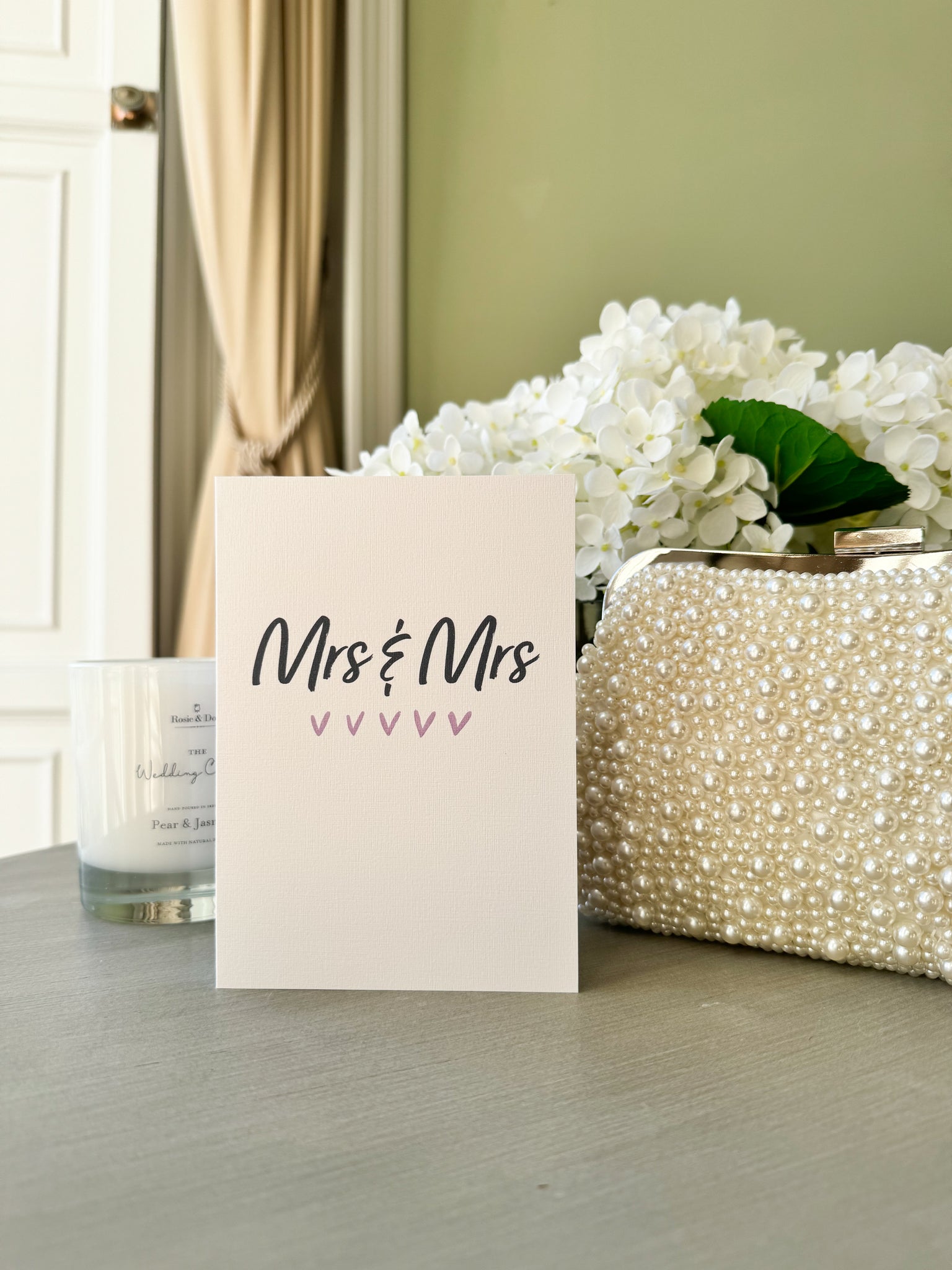 Mrs & Mrs - Greeting Card