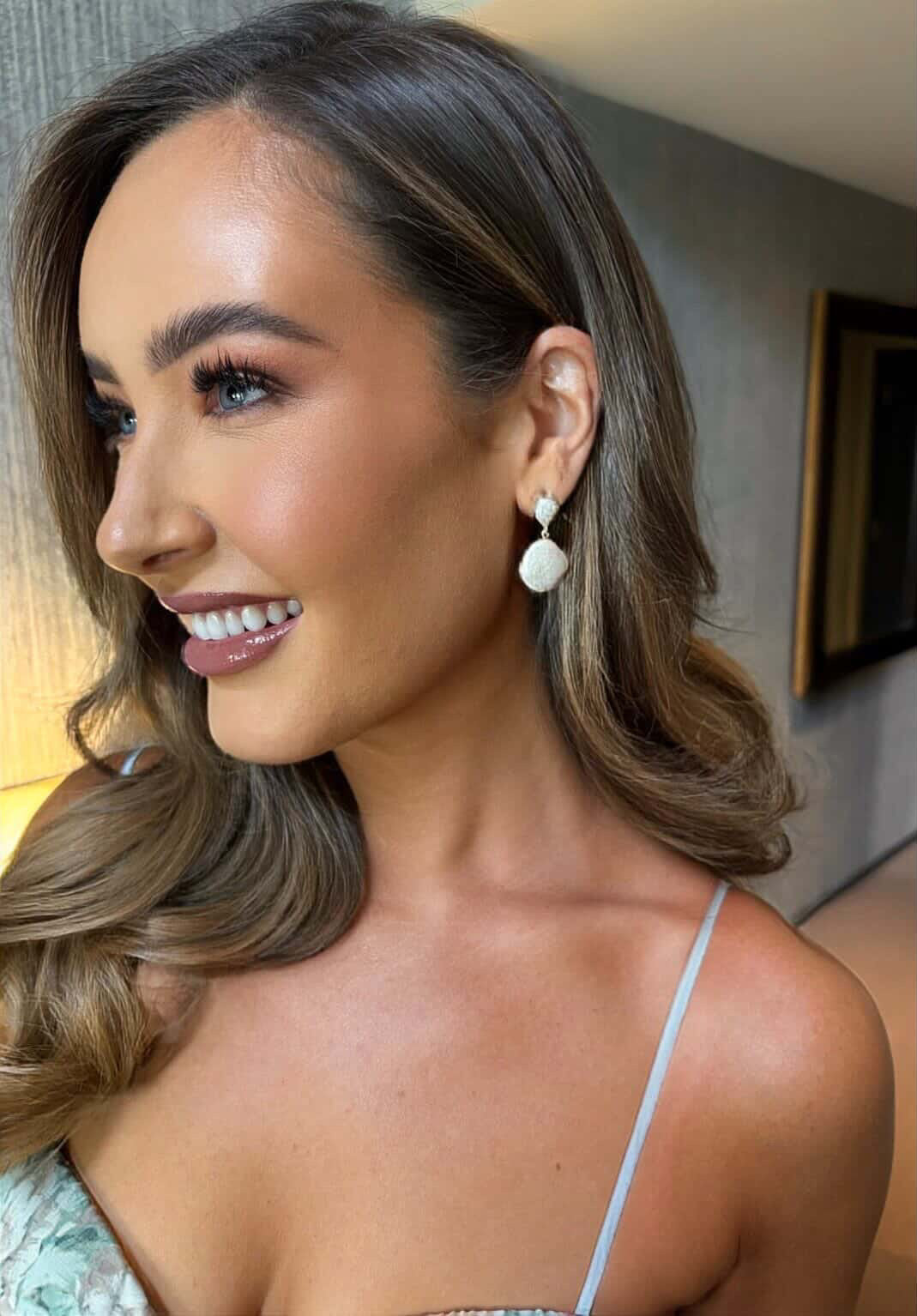 Everly Pearl Earrings (Silver)