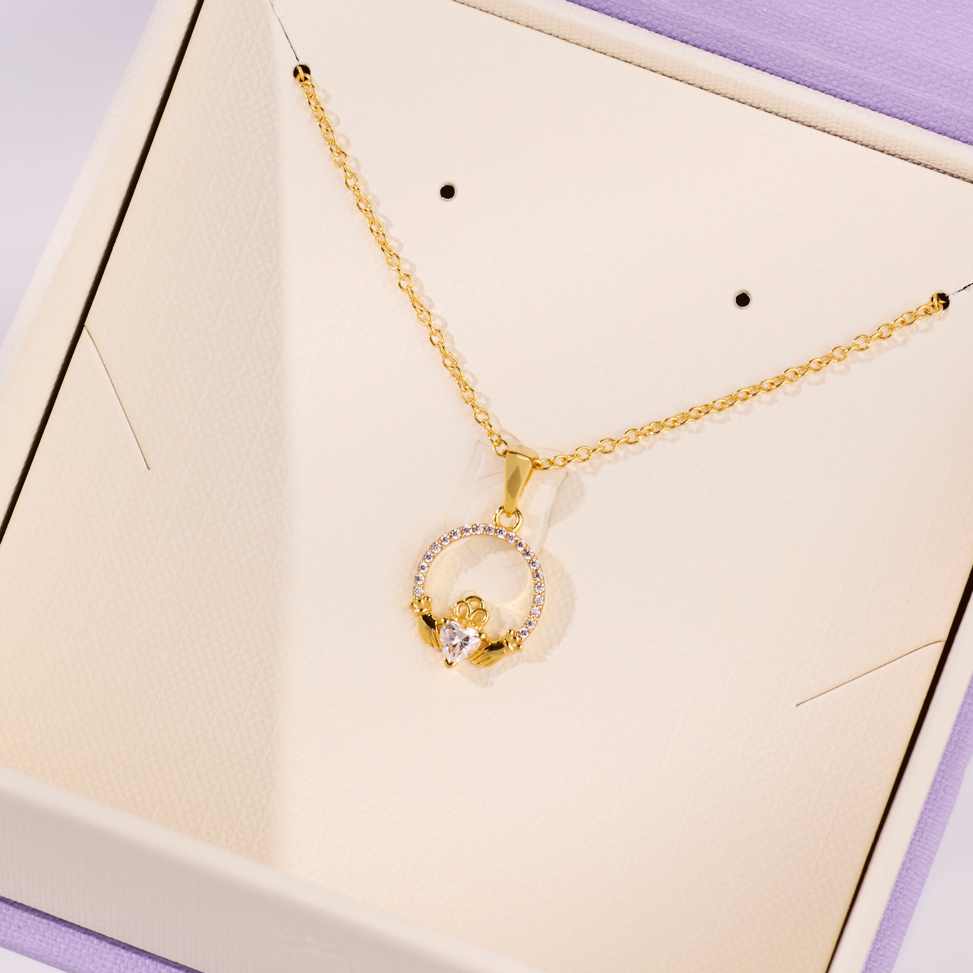 Claddagh Necklace - Gold