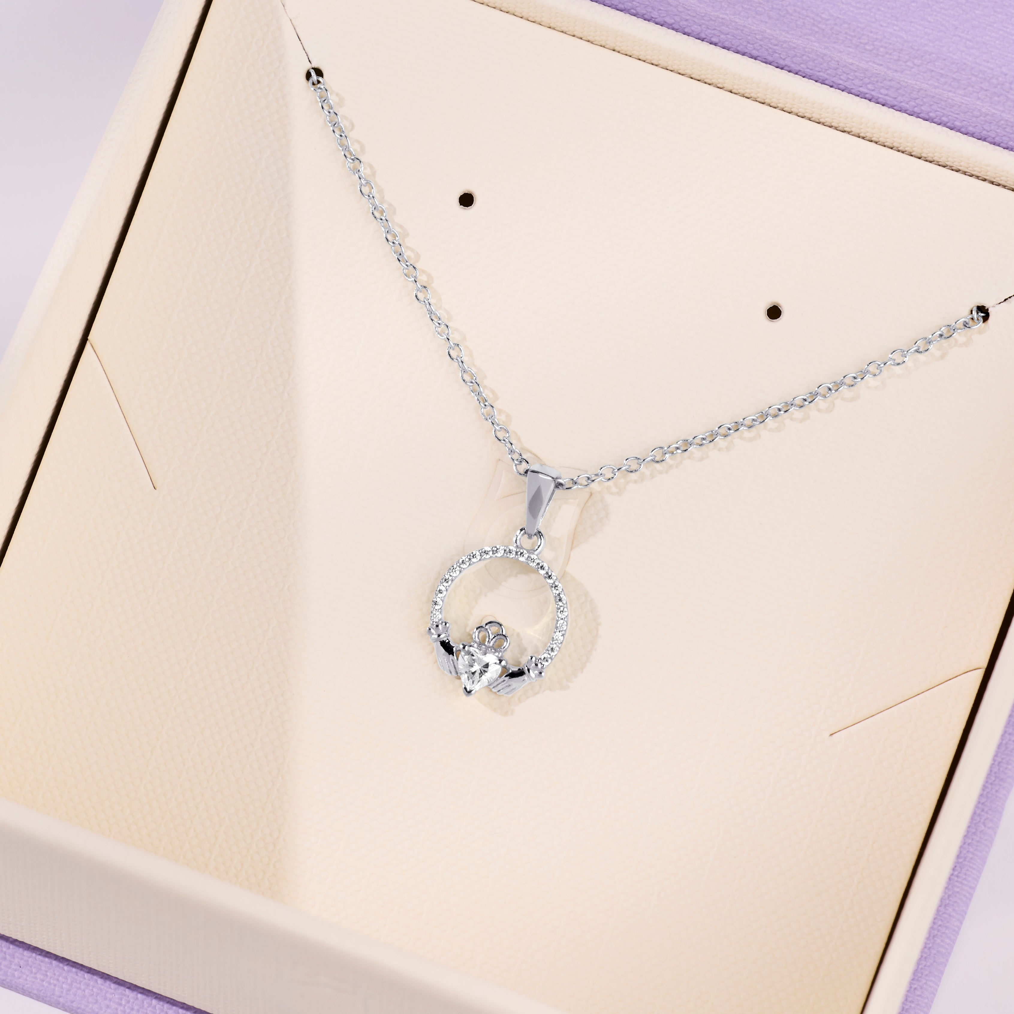 Claddagh Necklace - Silver
