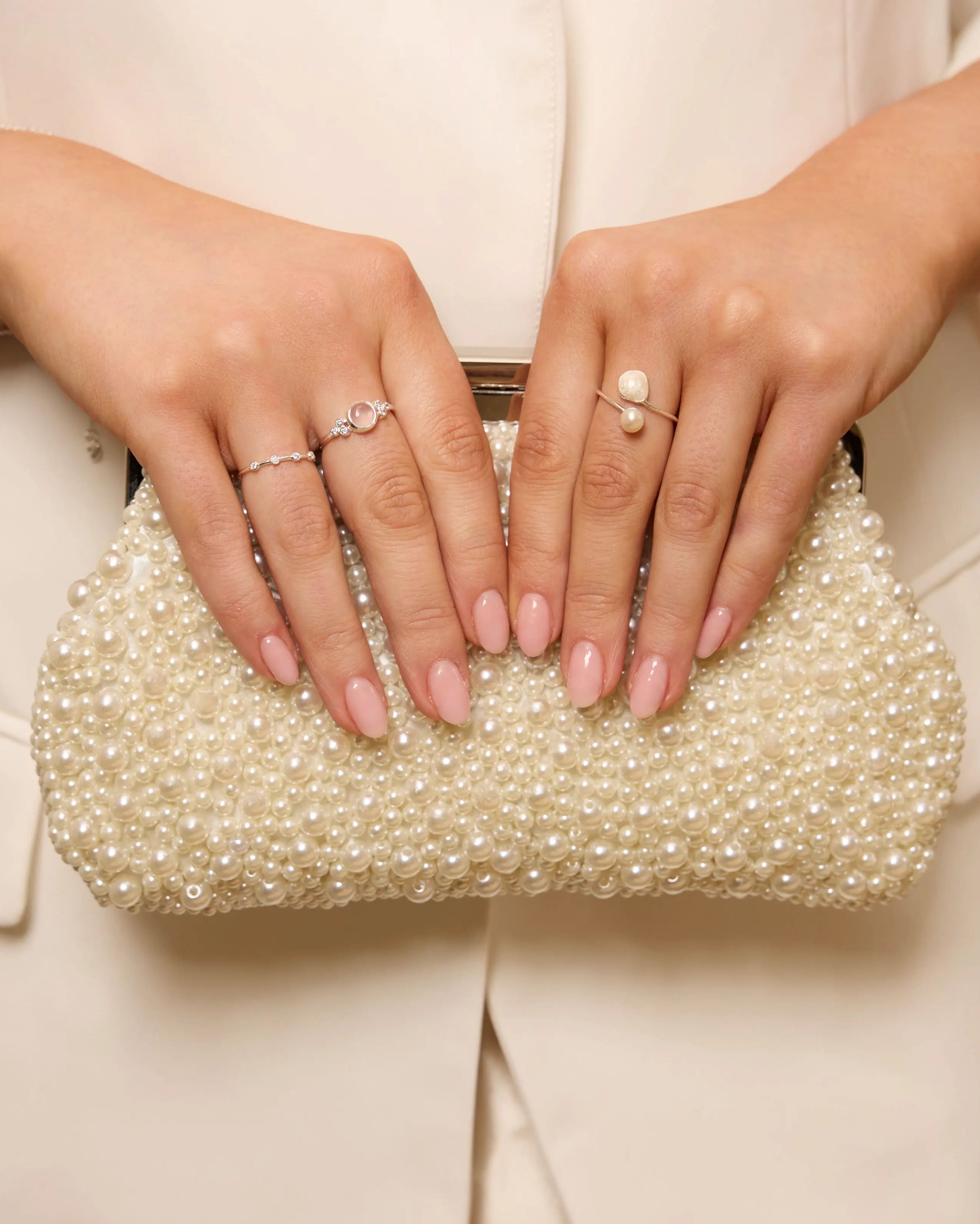 Everly Pearl Ring (Silver)