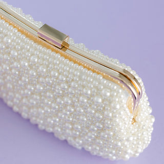 Soft Pearl Clutch (Gold)