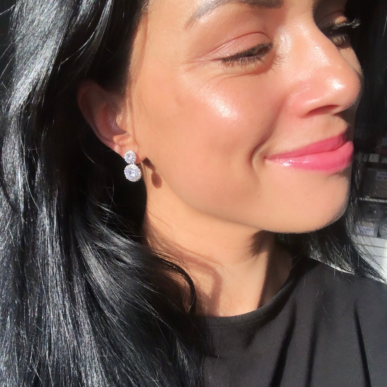 Clip On Shimmer & Shine Earrings (Silver)