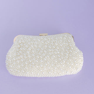 Soft Pearl Clutch (Silver)