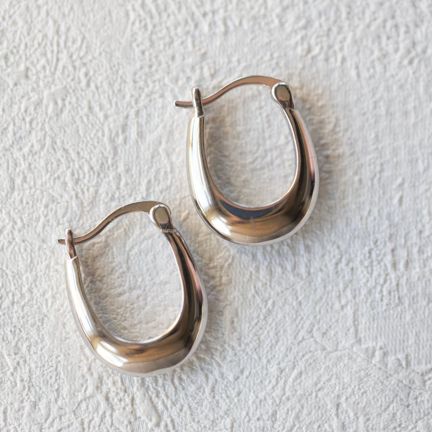 Mini Torc Earrings (Silver)