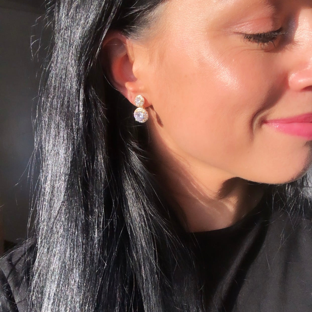 Clip On Shimmer & Shine Earrings (Gold)