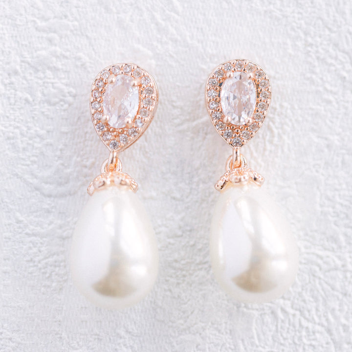 Glitz & Glam Earrings (Rose Gold)