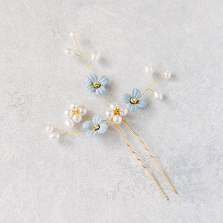 Blue Bird Hair Slides