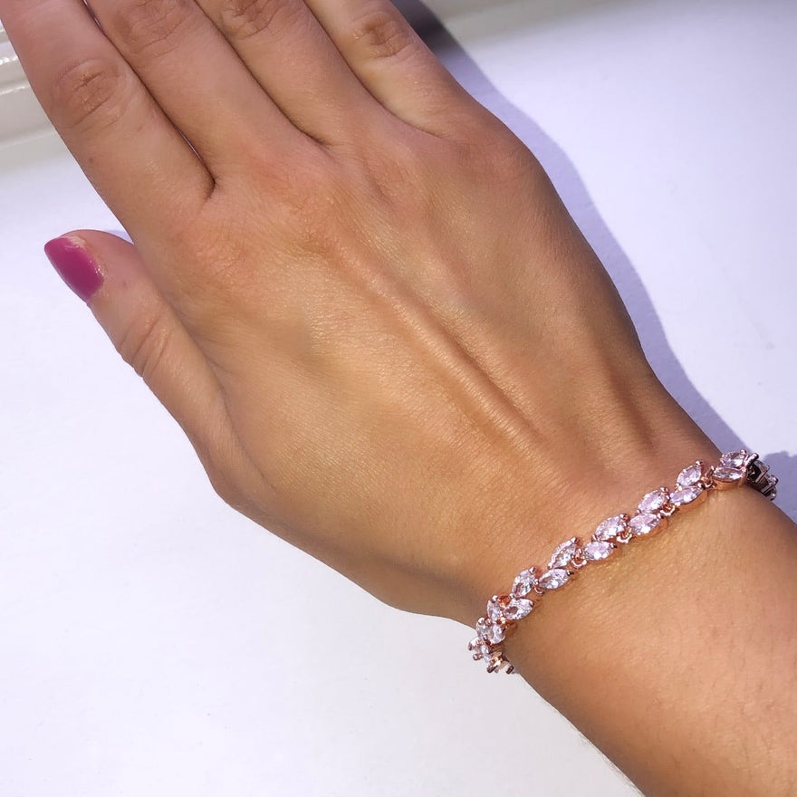 Bedazzled Bracelet (Rose Gold)