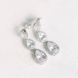 Diamond Drop Earrings