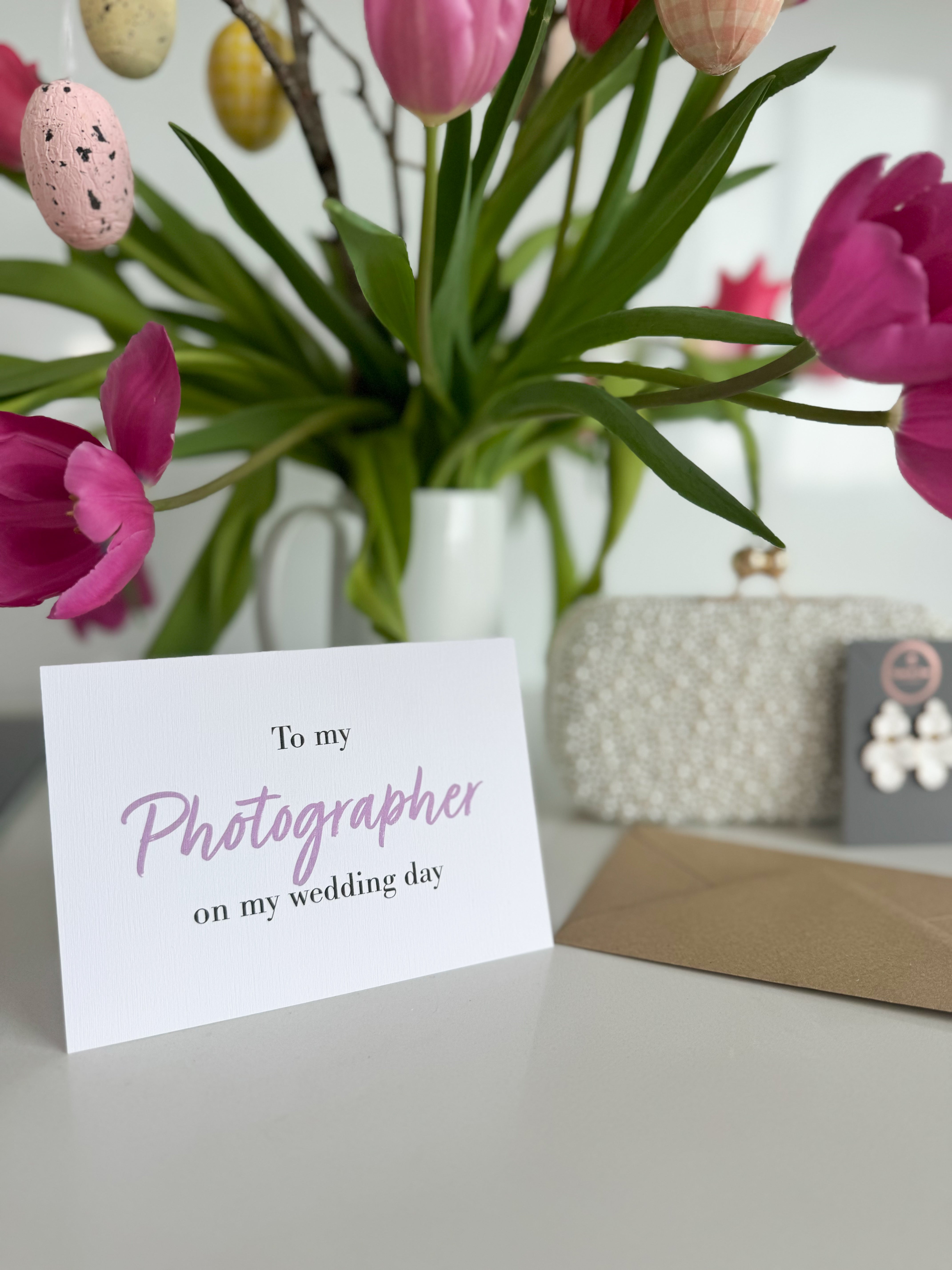 Thank You Photographer - Greeting Card