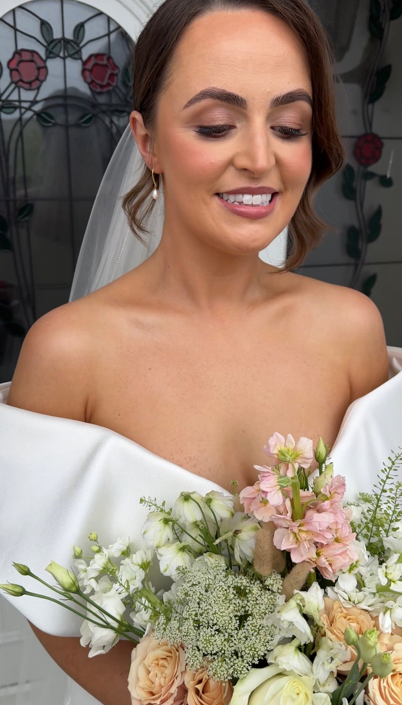 Mini Pearl Earrings (Silver)