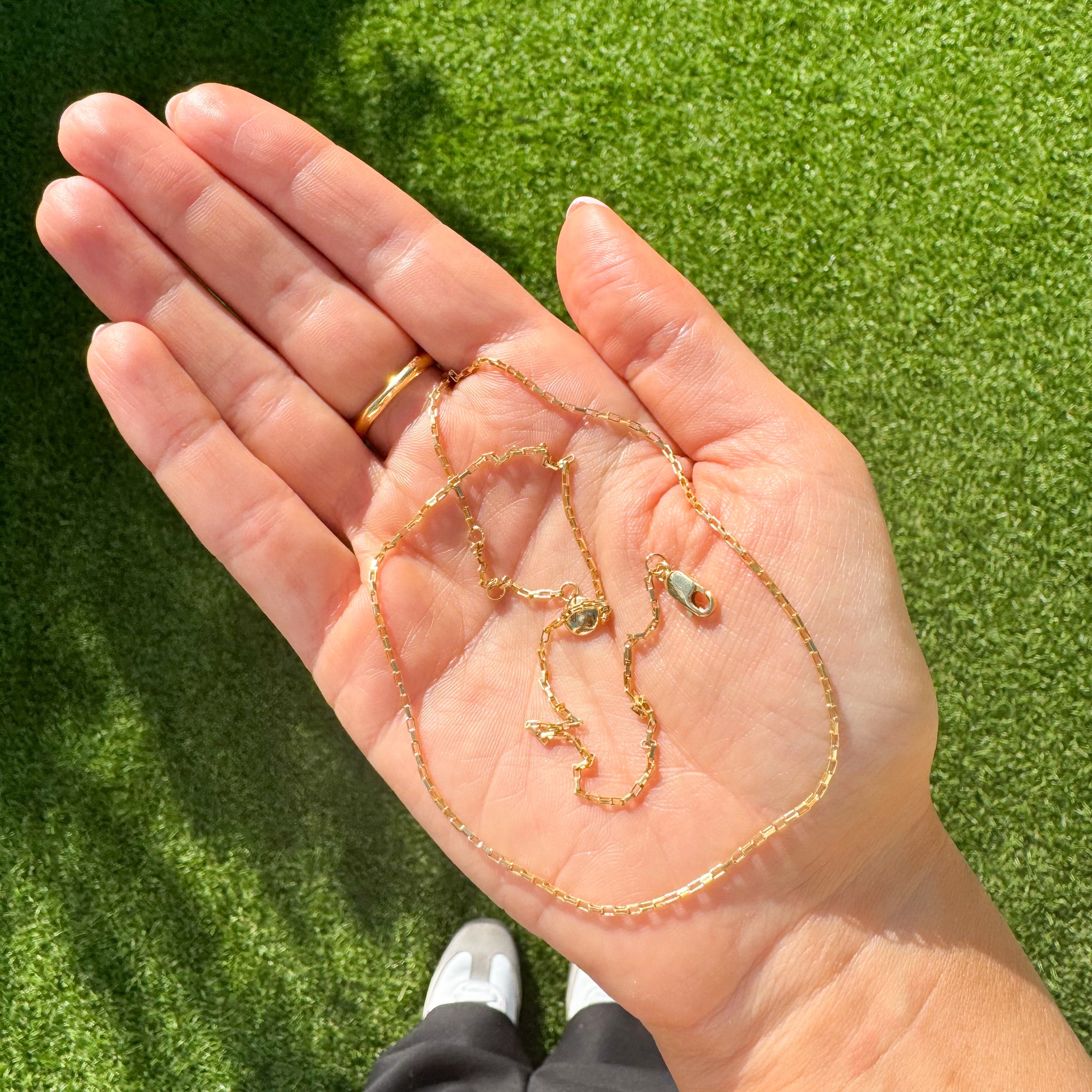 Mini Link Necklace - Gold