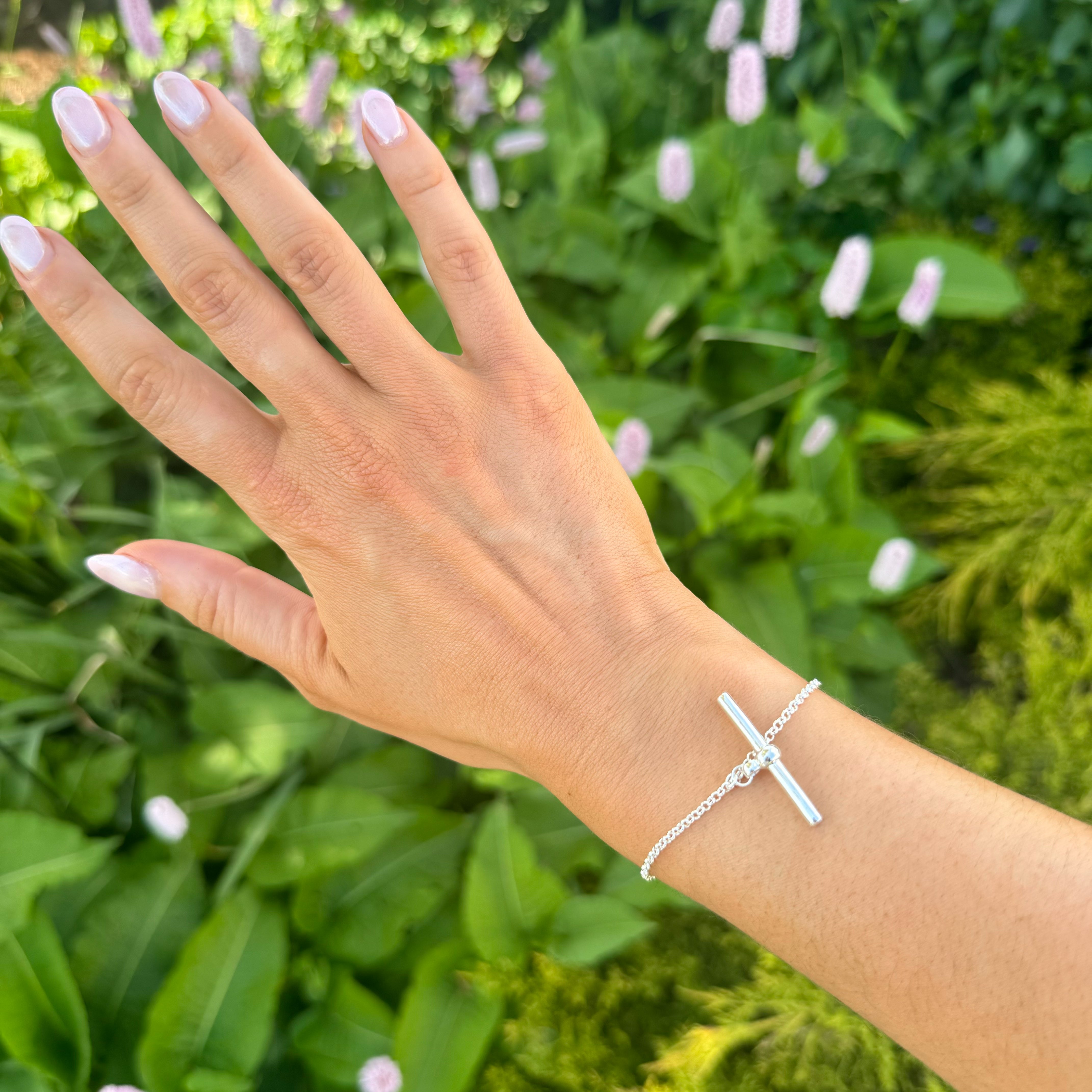 T-Bar Bracelet (Silver)