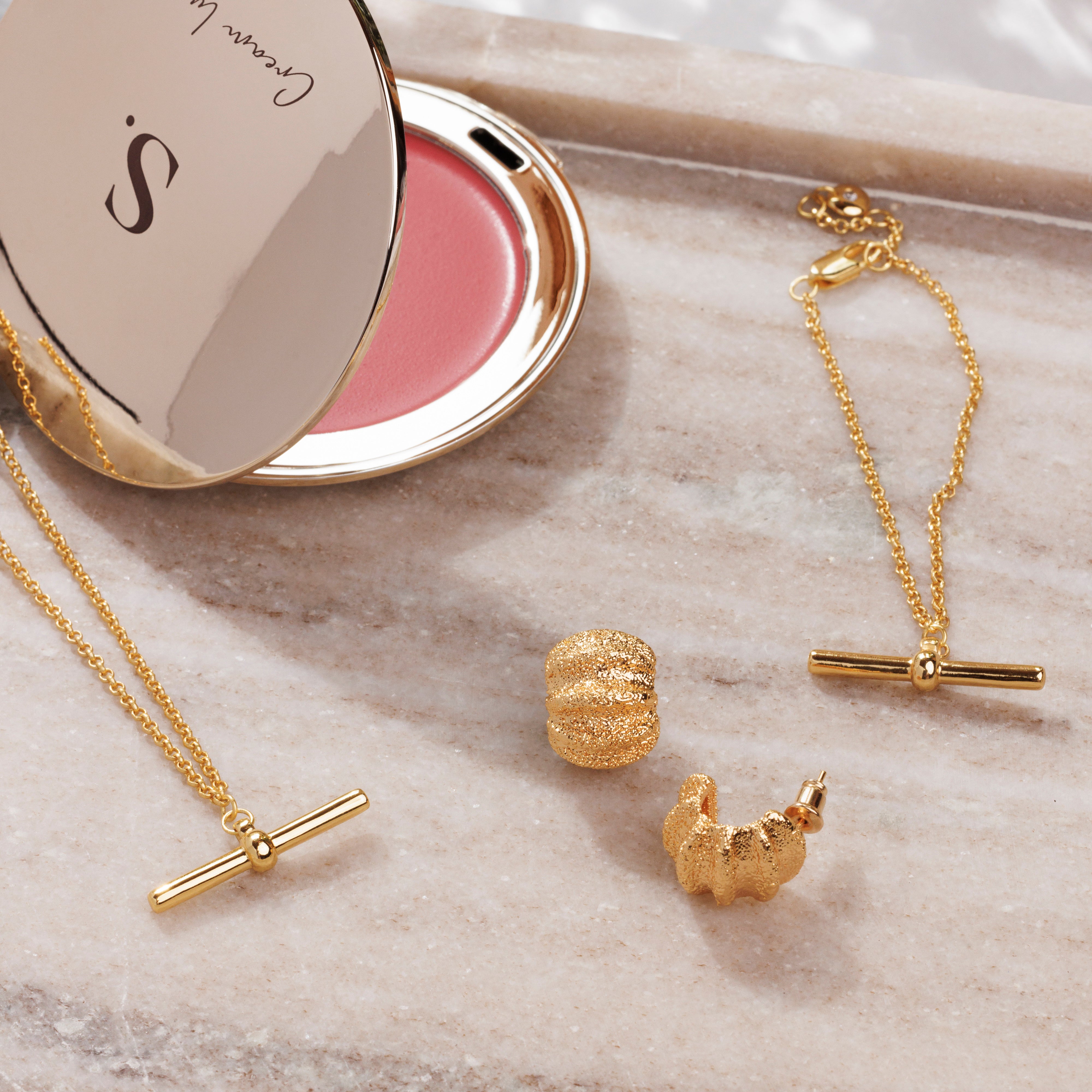 T-Bar Necklace (Gold)