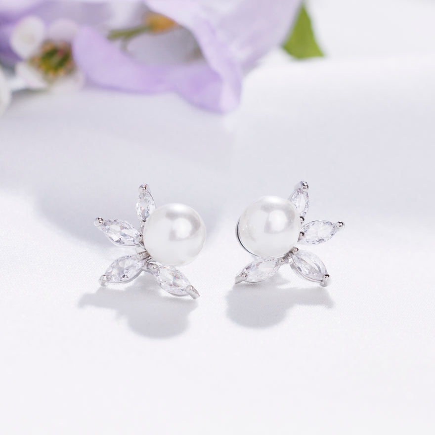 Snowdrop Earrings (Silver)