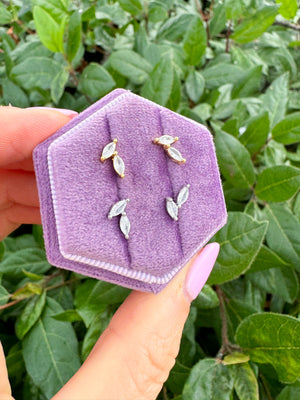 Laurel Studs (Gold)