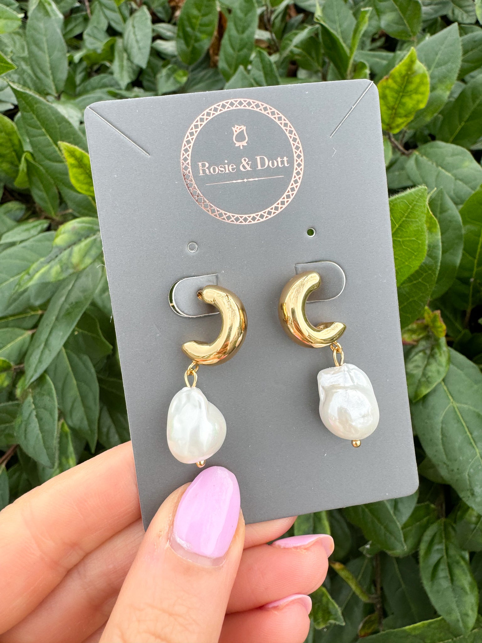Chunky Freshwater Pearl Earrings